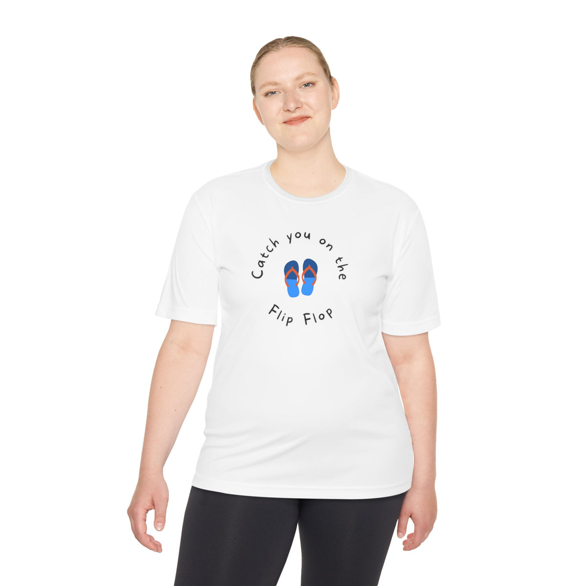 Catch you on the Flip Flop "V2" EO Performance Tee Printify