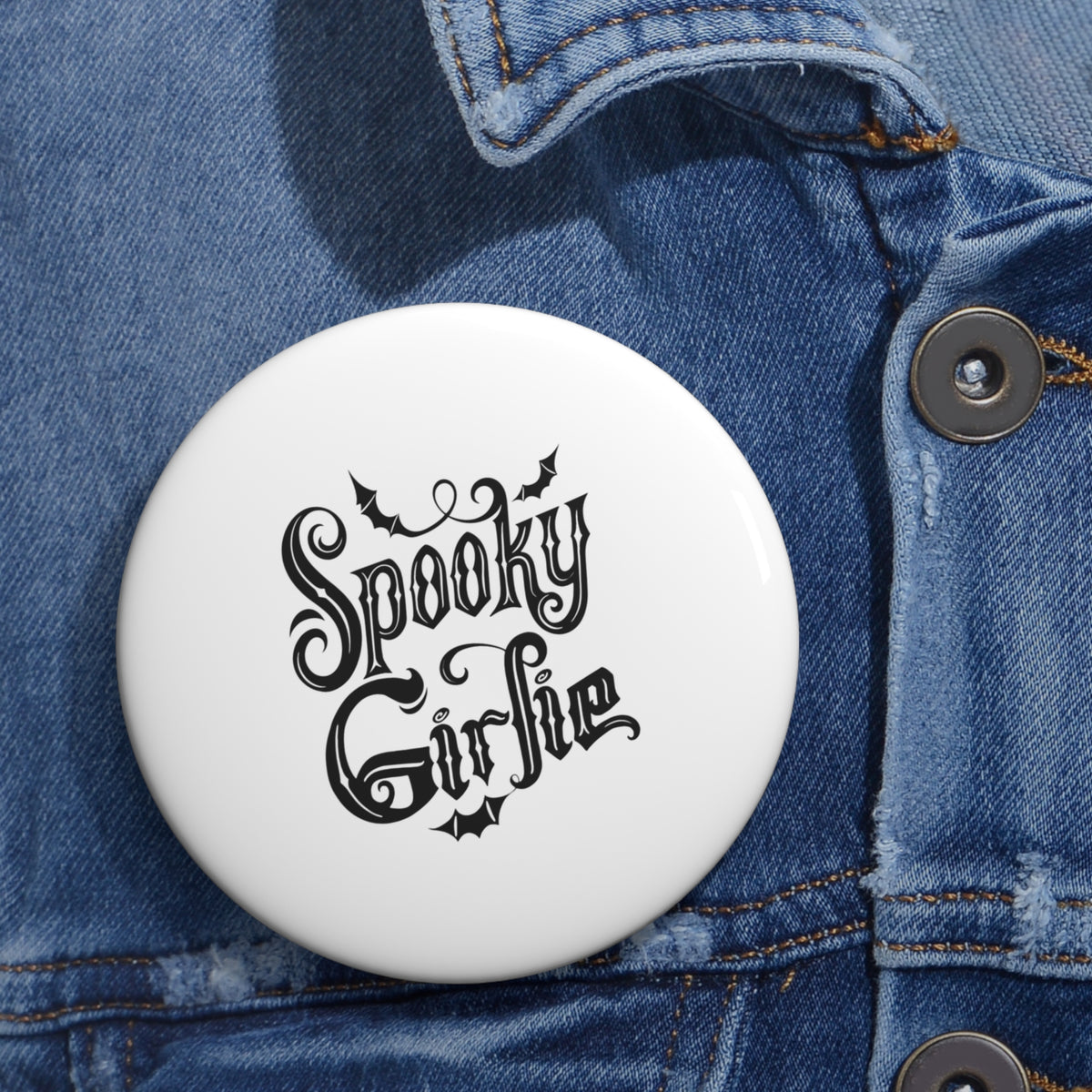 Spooky Girlie Pin Printify