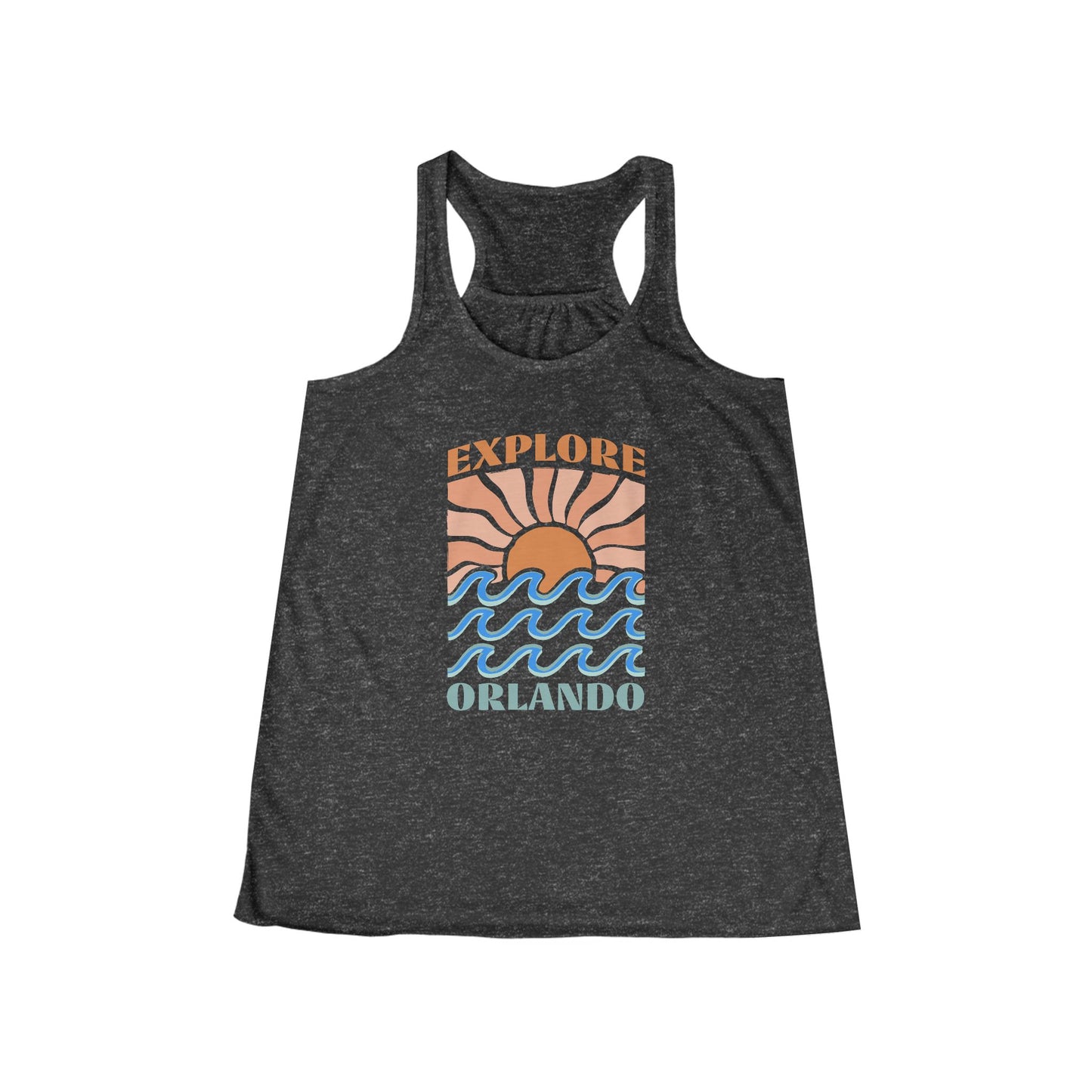 Explore Orlando Summer (1st Edition) Women's Flowy Racerback Tank