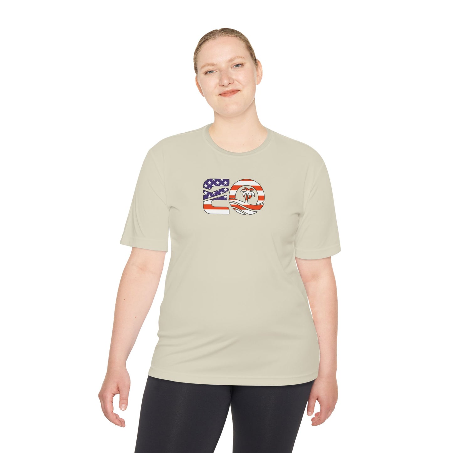 EO USA Flag Performance Tee Printify