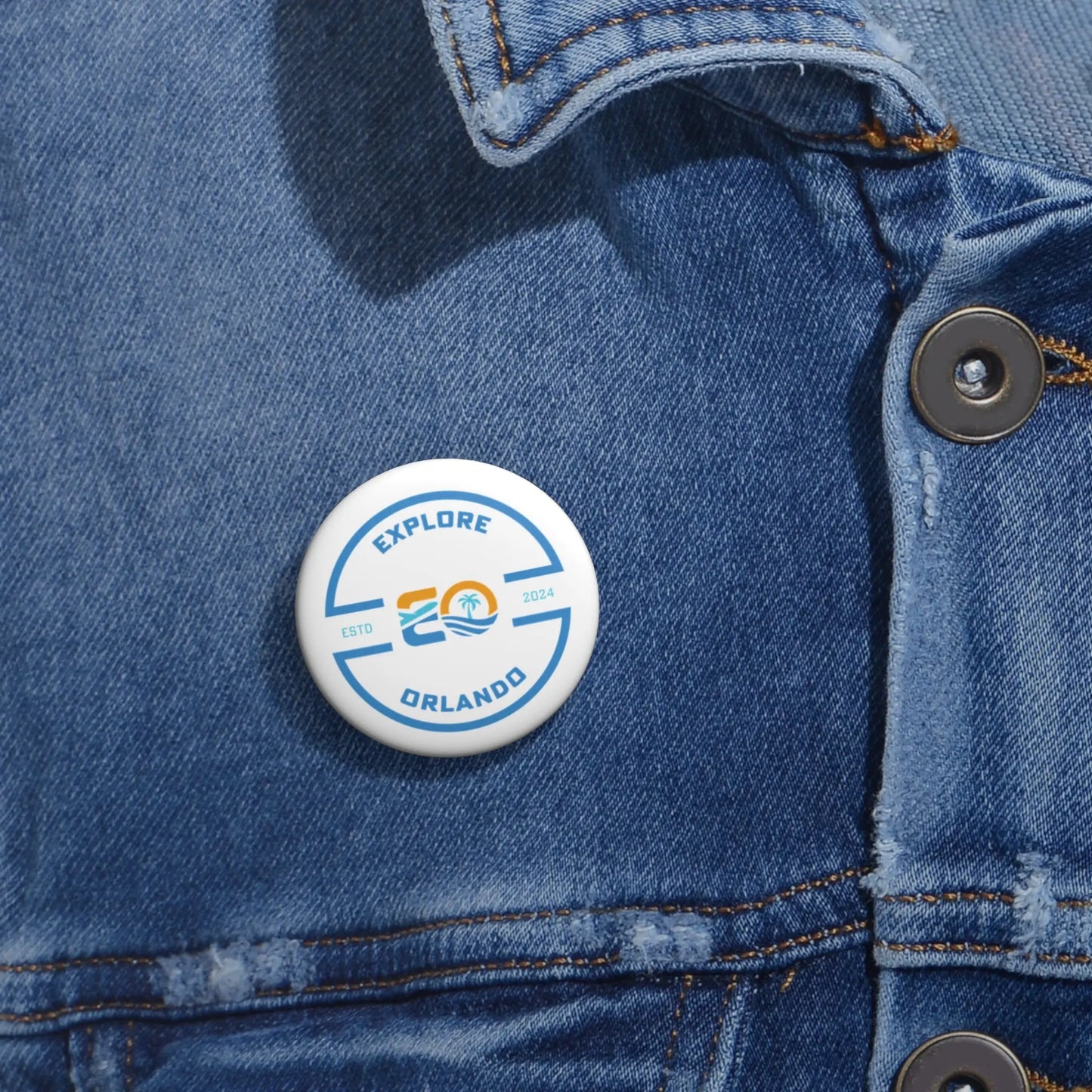 EO Pin Button Est. 2024 Printify