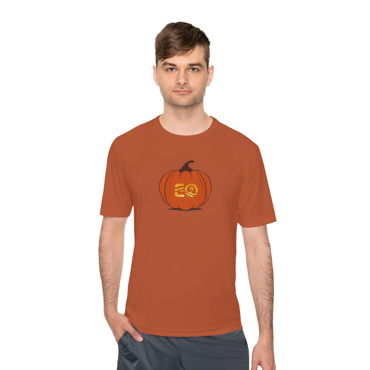 EO Pumpkin Magnet Performance Tee Printify