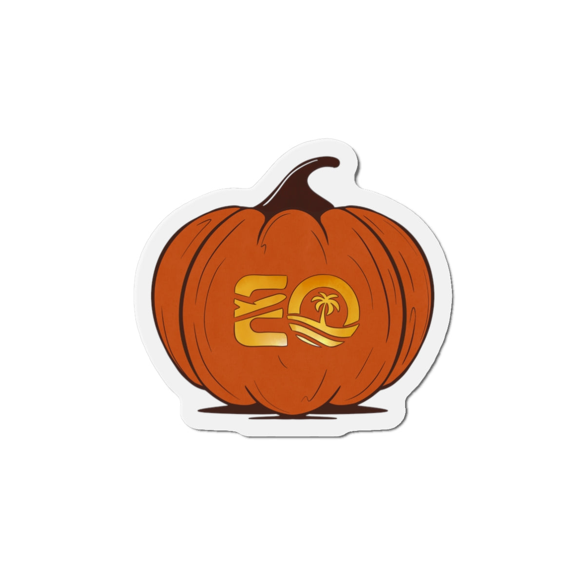EO Pumpkin Magnet Printify