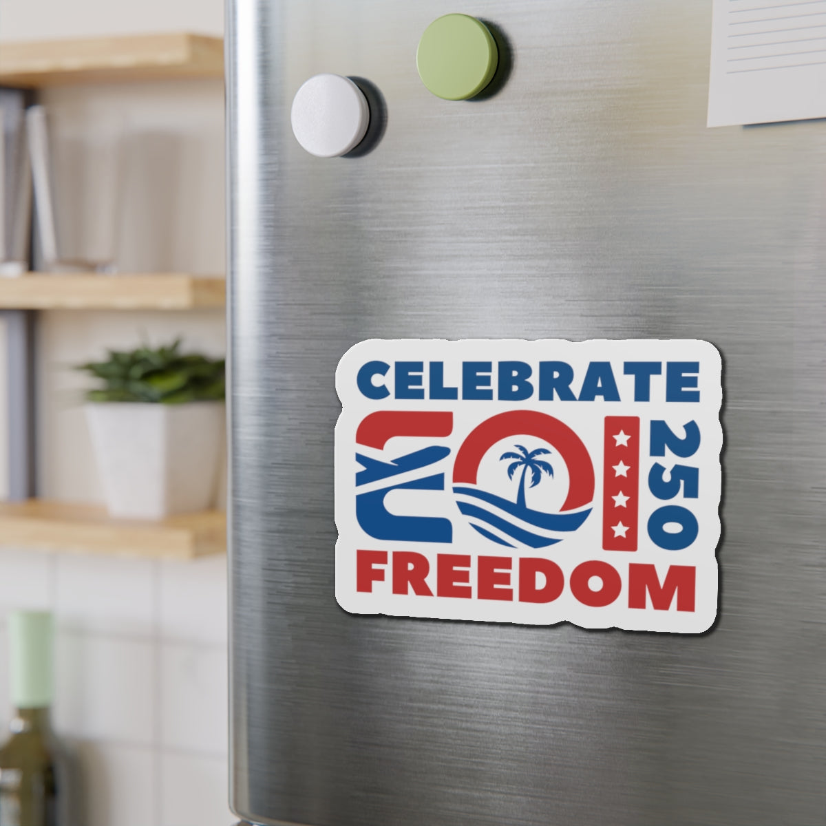 USA 250th Die-Cut Magnet Printify