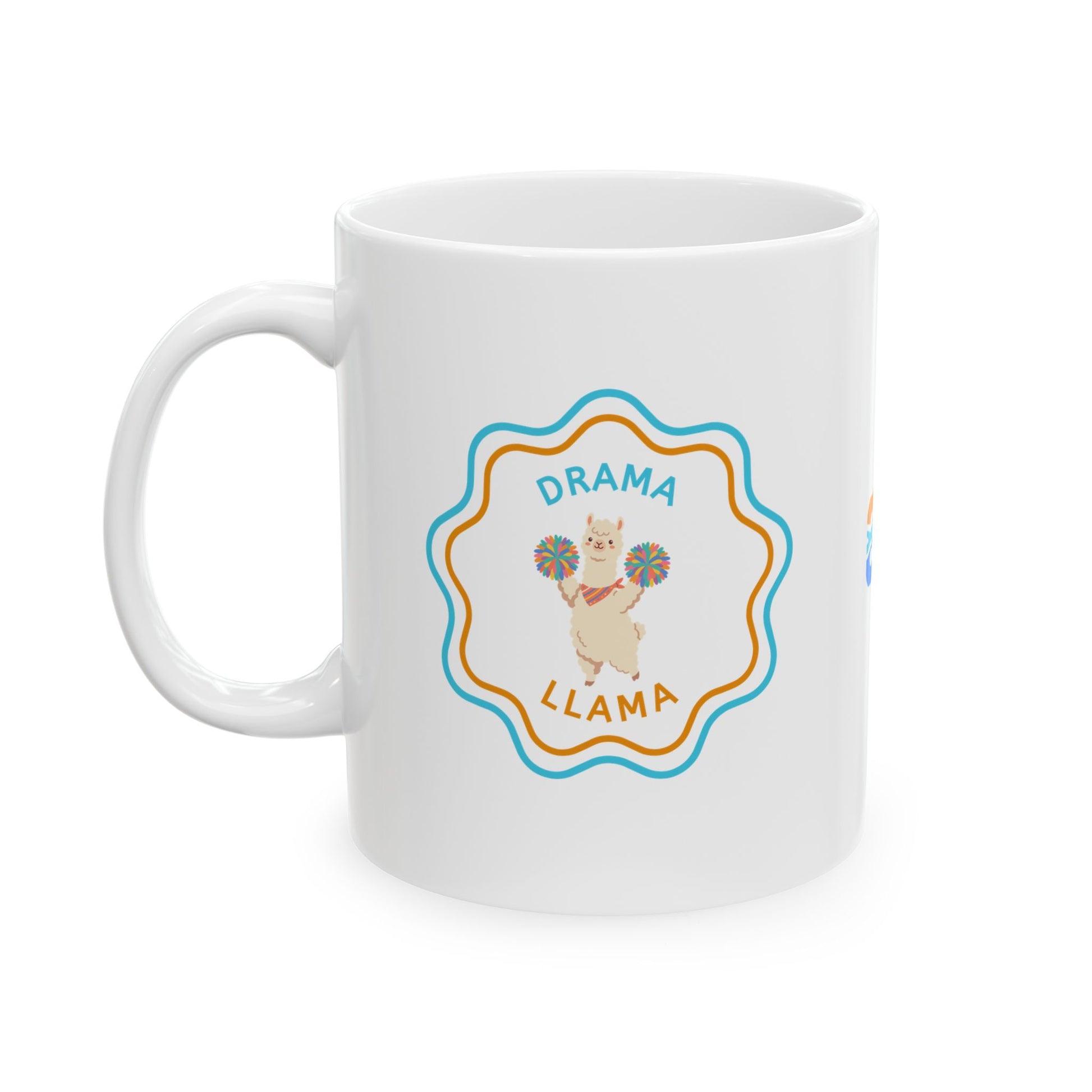 Drama Llama "V3" Ceramic Mug, (11oz, 15oz) Printify