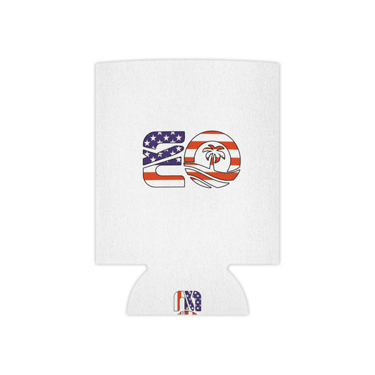 EO USA Flag Can Cooler Sleeve Printify