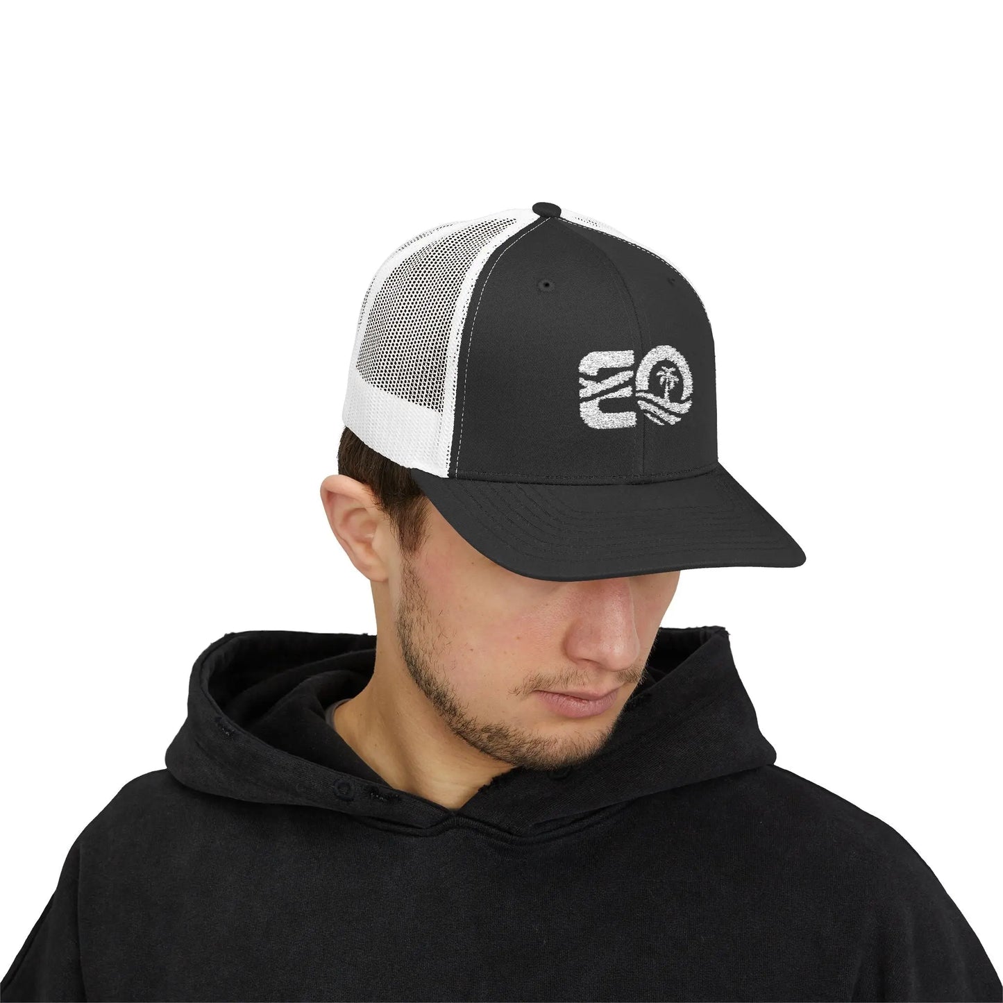 EO Snapback - White Logo Printify