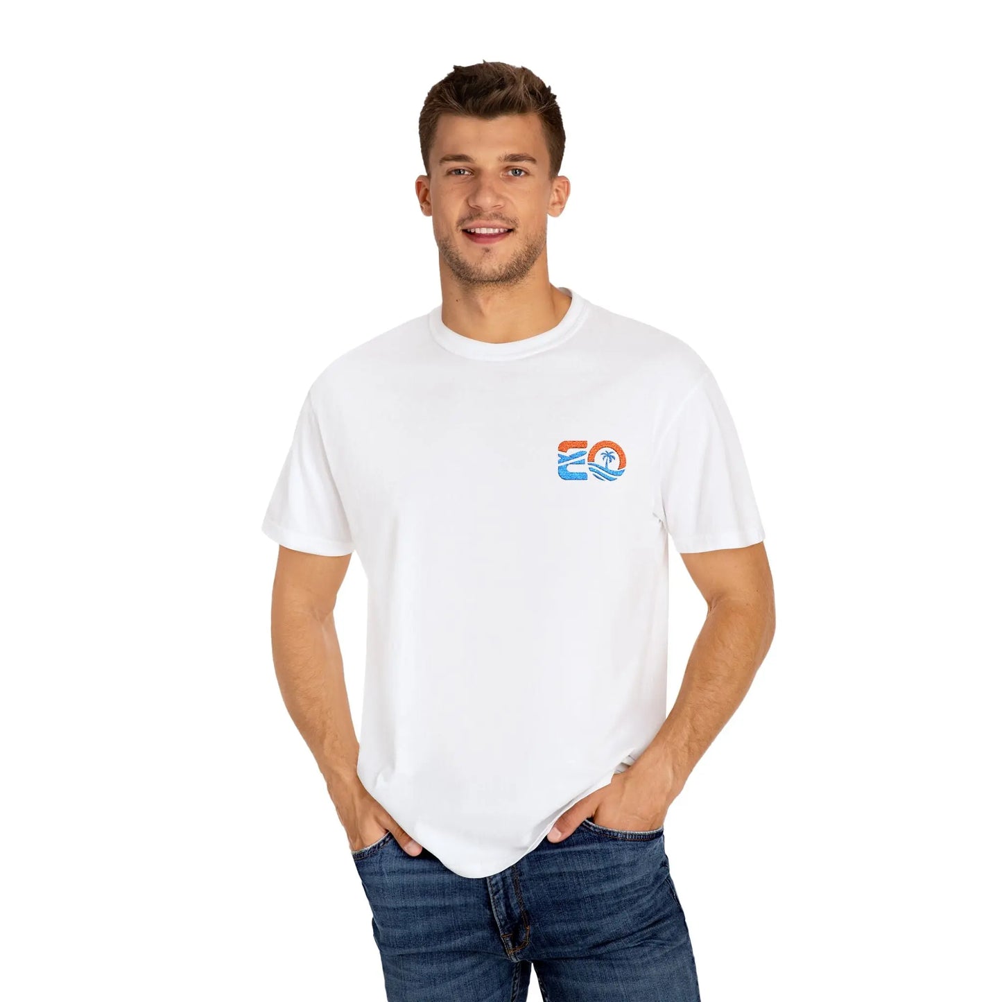 EO Embroidered T-shirt Printify
