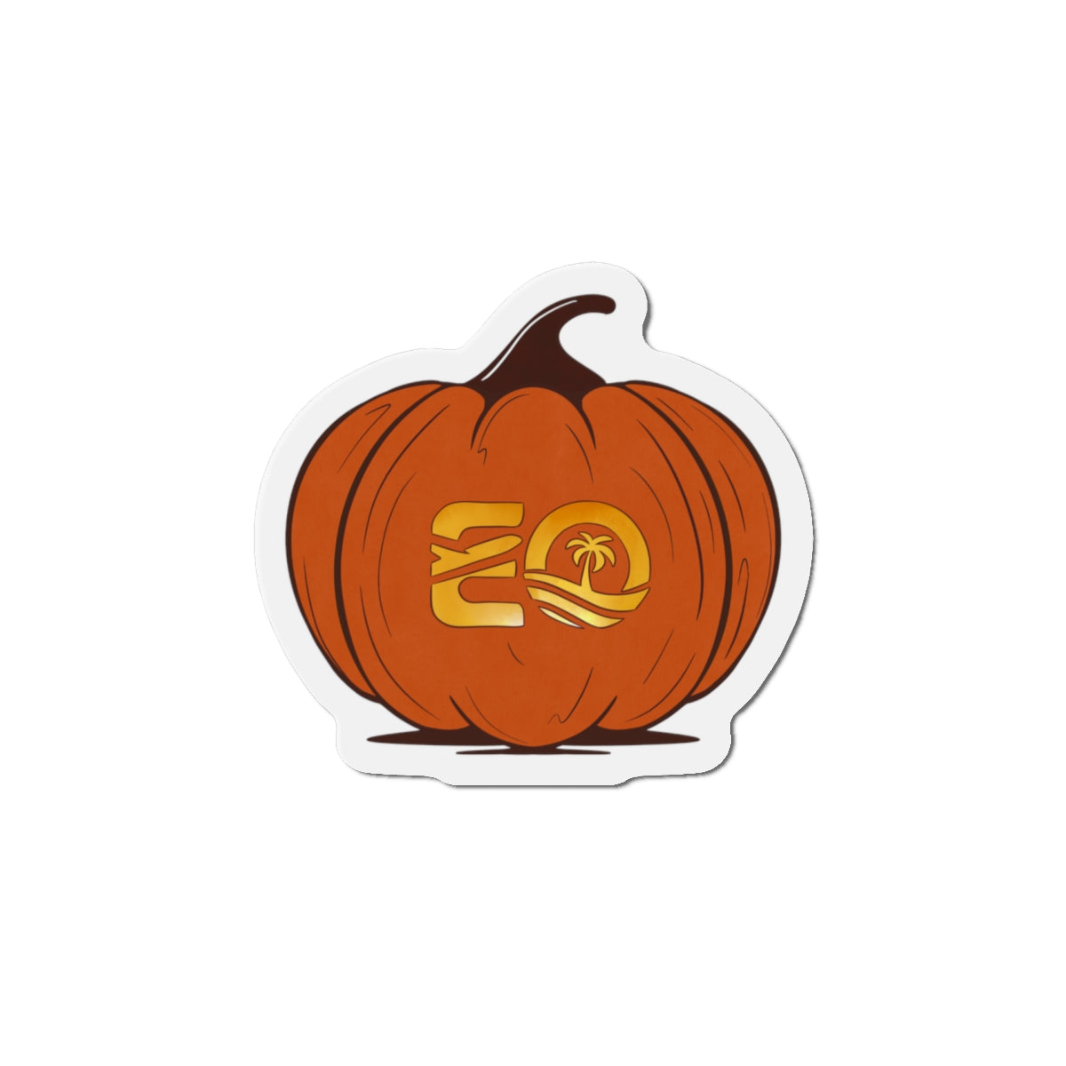 EO Pumpkin Magnet Printify