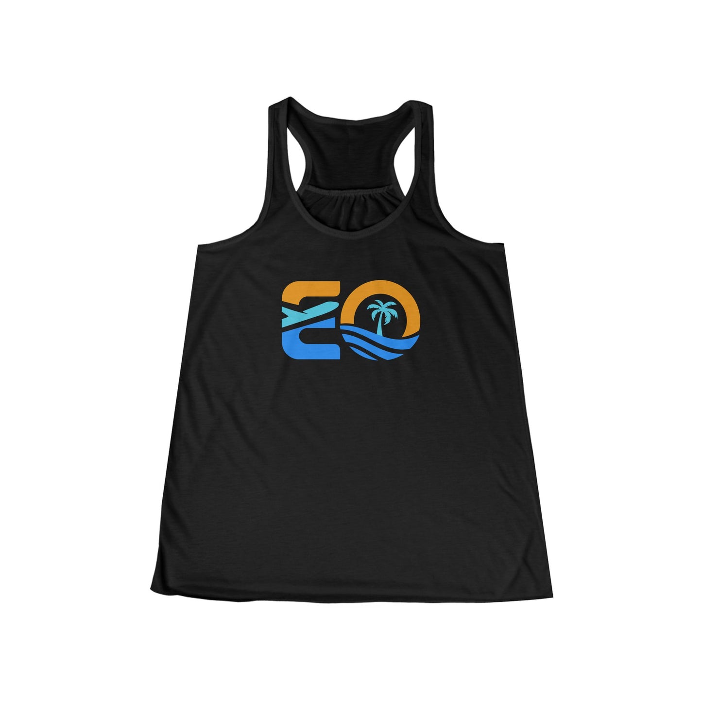 EO Women's Flowy Racerback Tank Printify