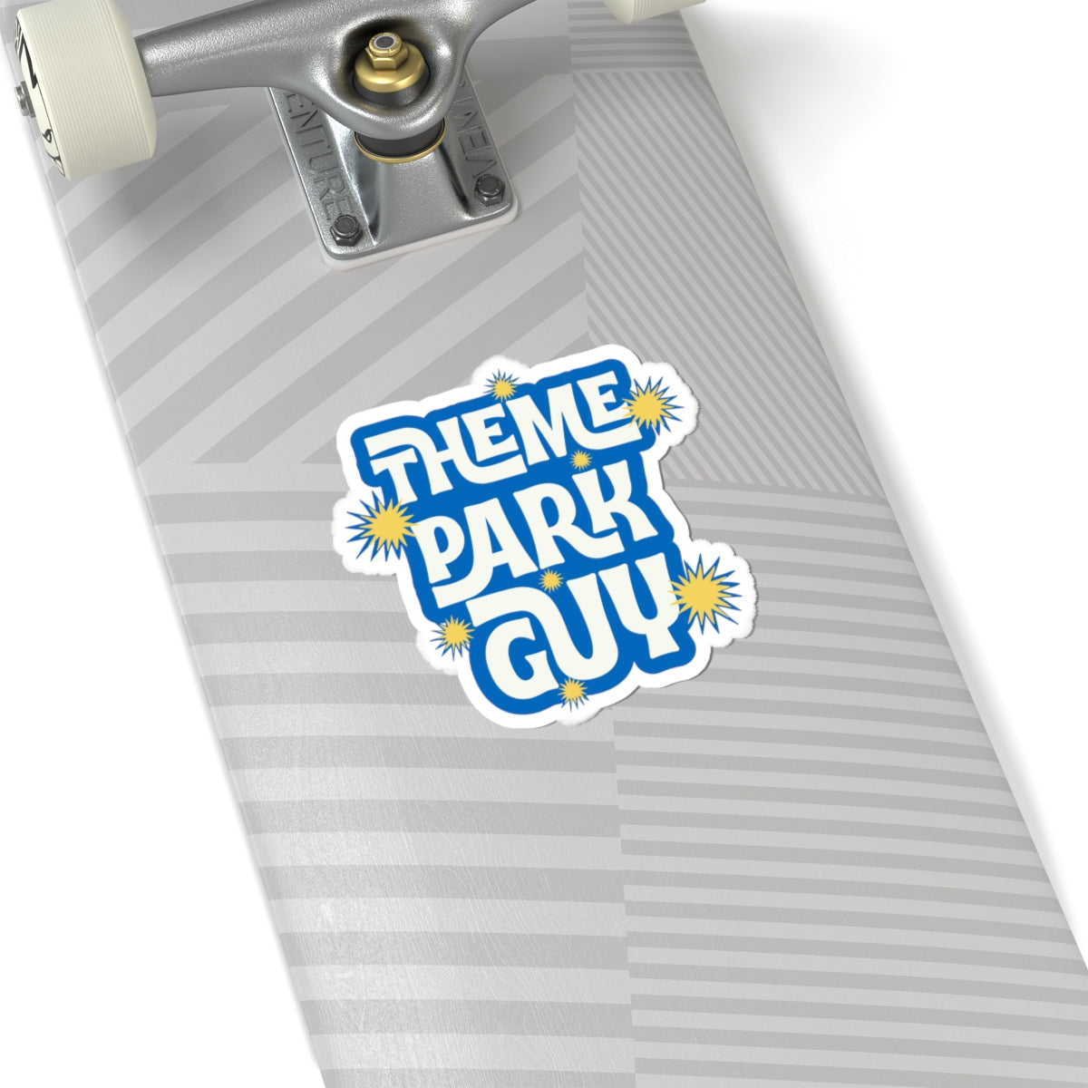 Theme Park Guy Sticker Printify