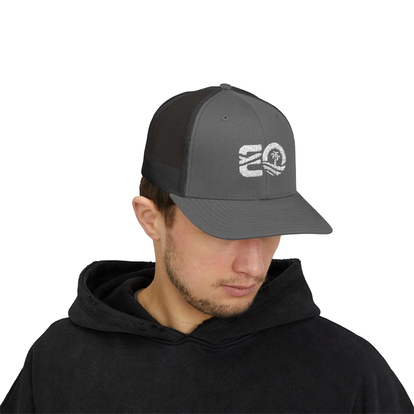 EO Snapback - White Logo Printify