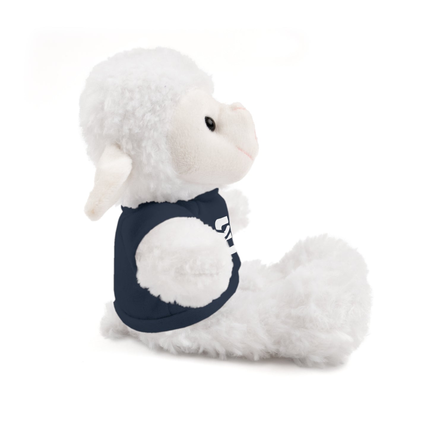 EO White Stuffed Animals with Tee