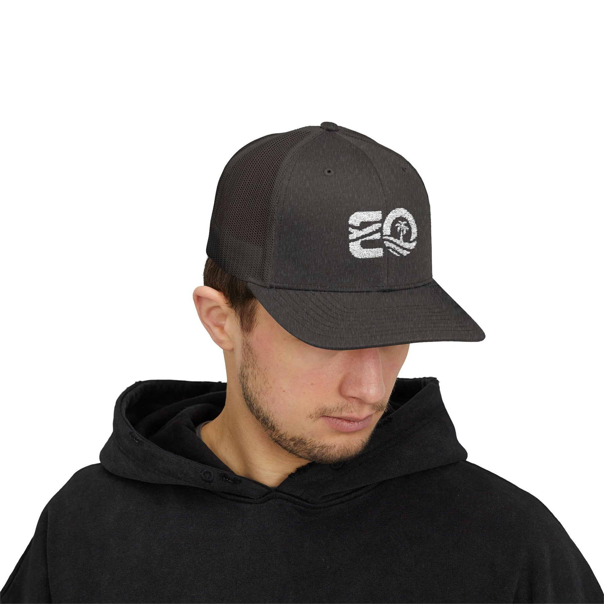 EO Snapback - White Logo Printify