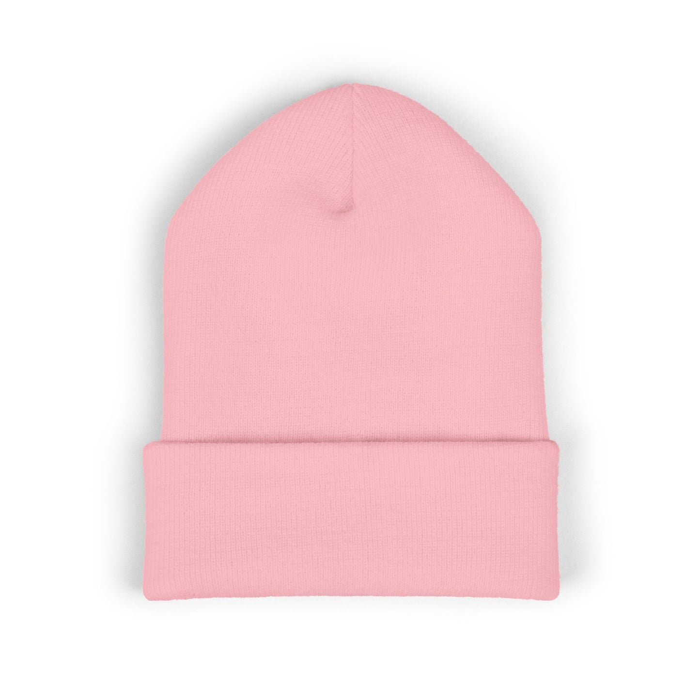 EO White Classic Cuffed Beanie (Embroidery)