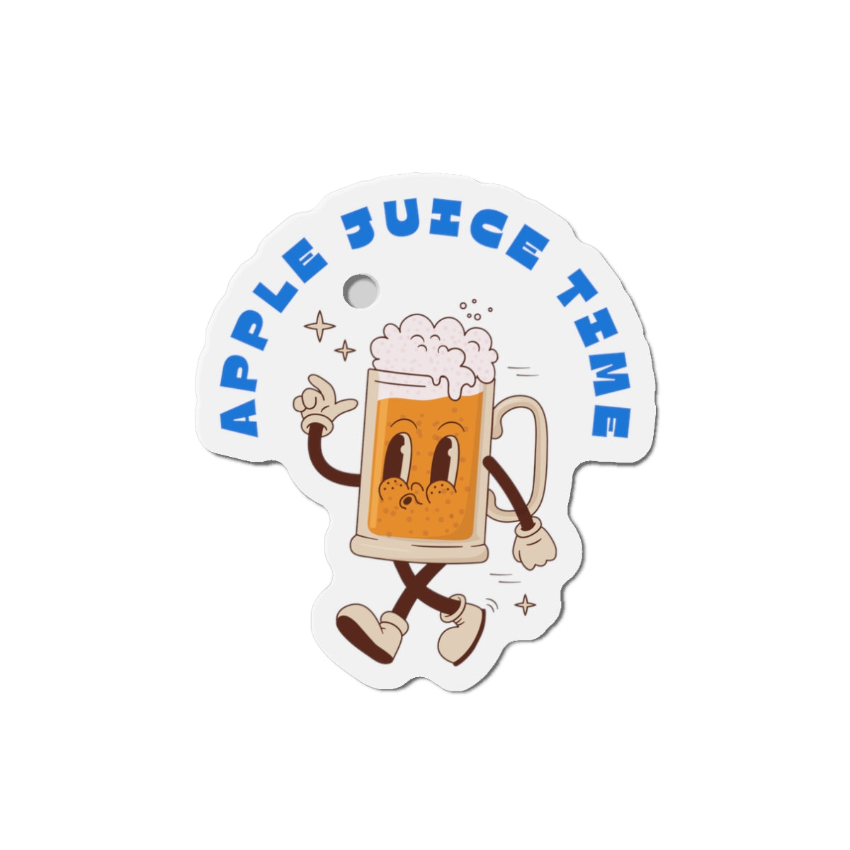 Apple Juice Time Die-Cut Magnet Printify