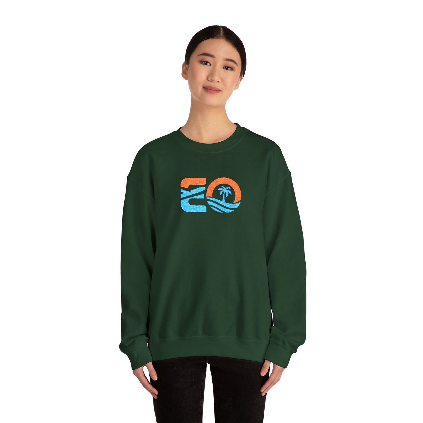 EO Embroidered Unisex Heavy Blend™ Crewneck Sweatshirt