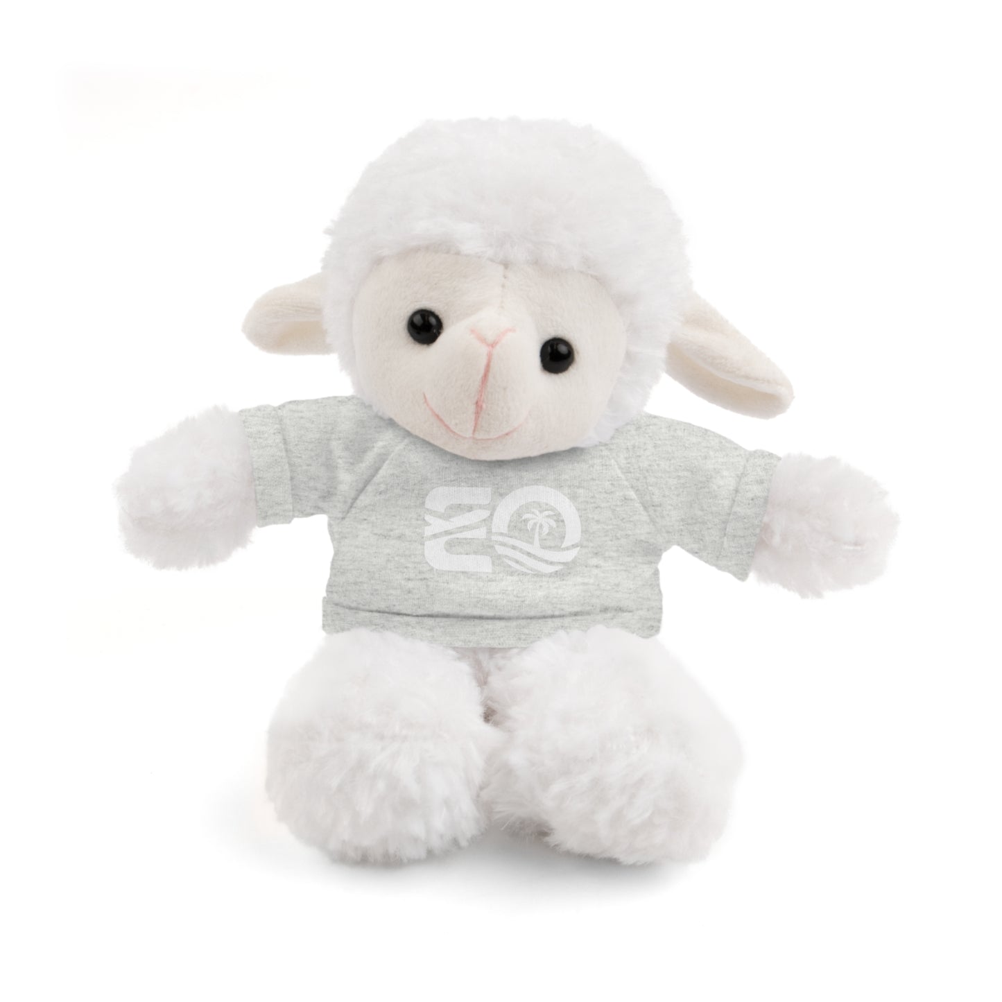 EO White Stuffed Animals with Tee