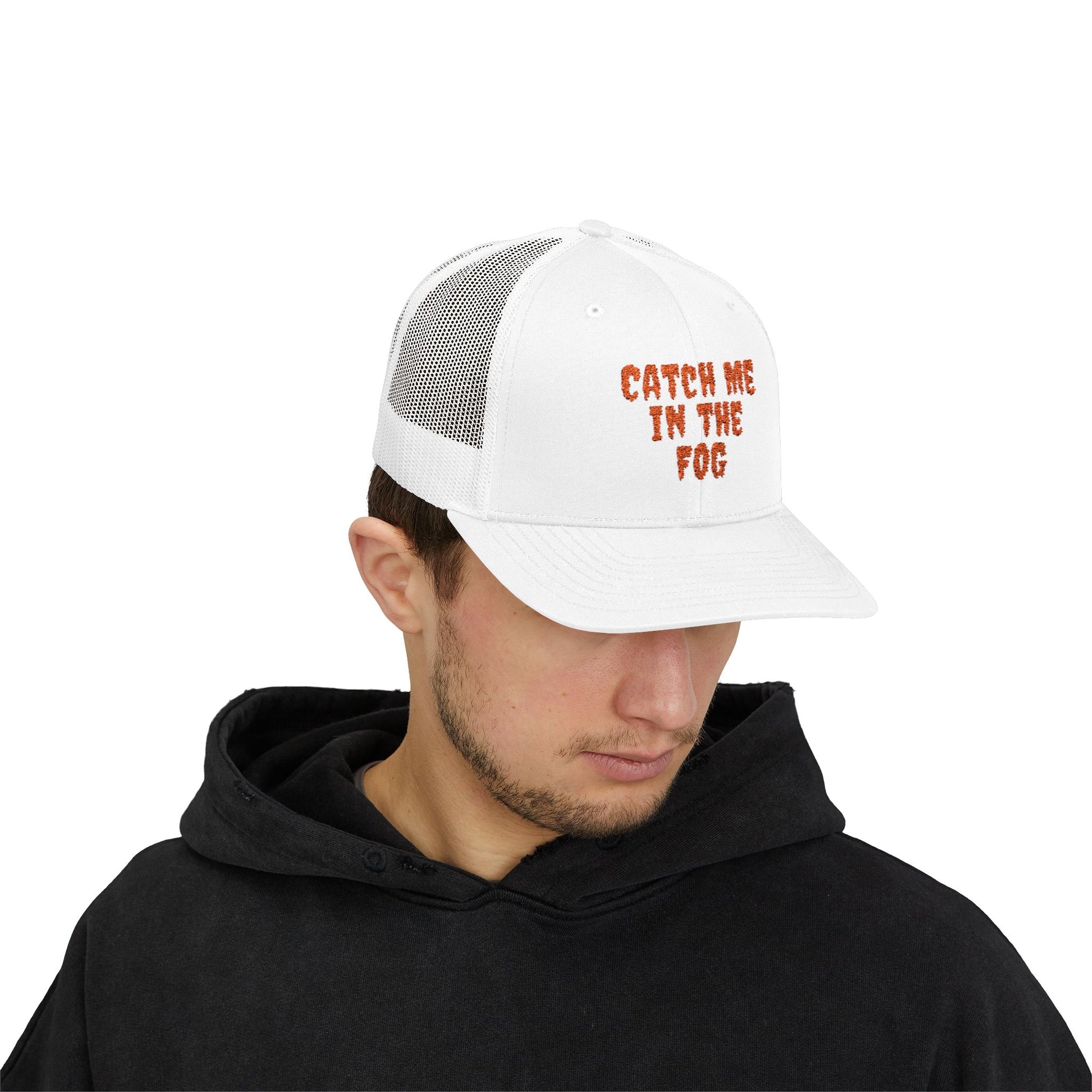 "Catch Me in The Fog" EO Snapback Printify