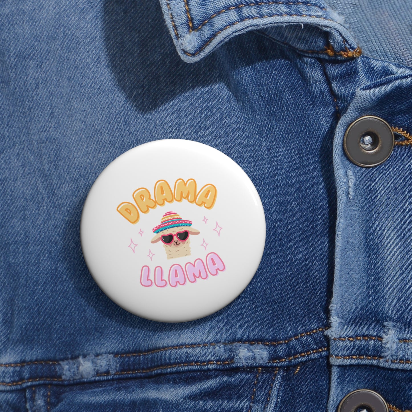Drama Llama "V1" EO Pin Printify