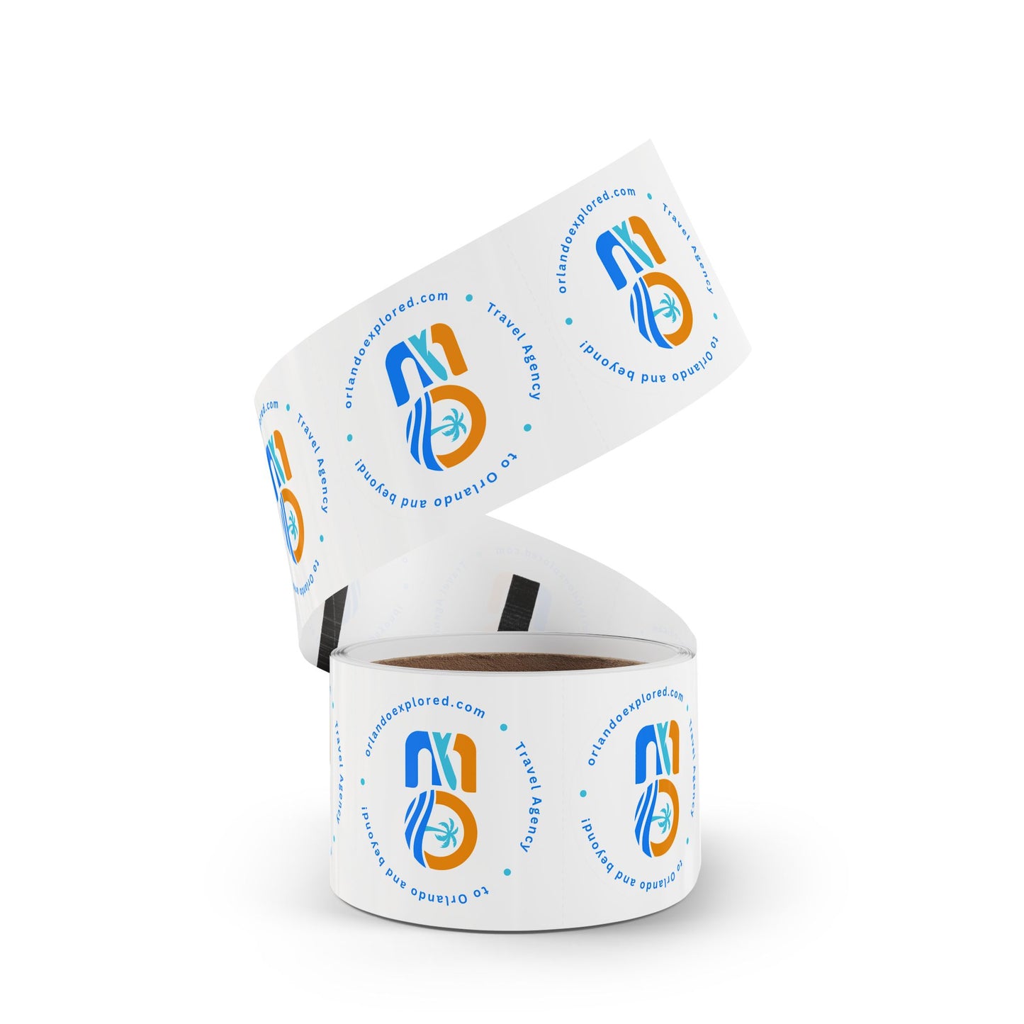 Round Sticker Label Rolls Printify