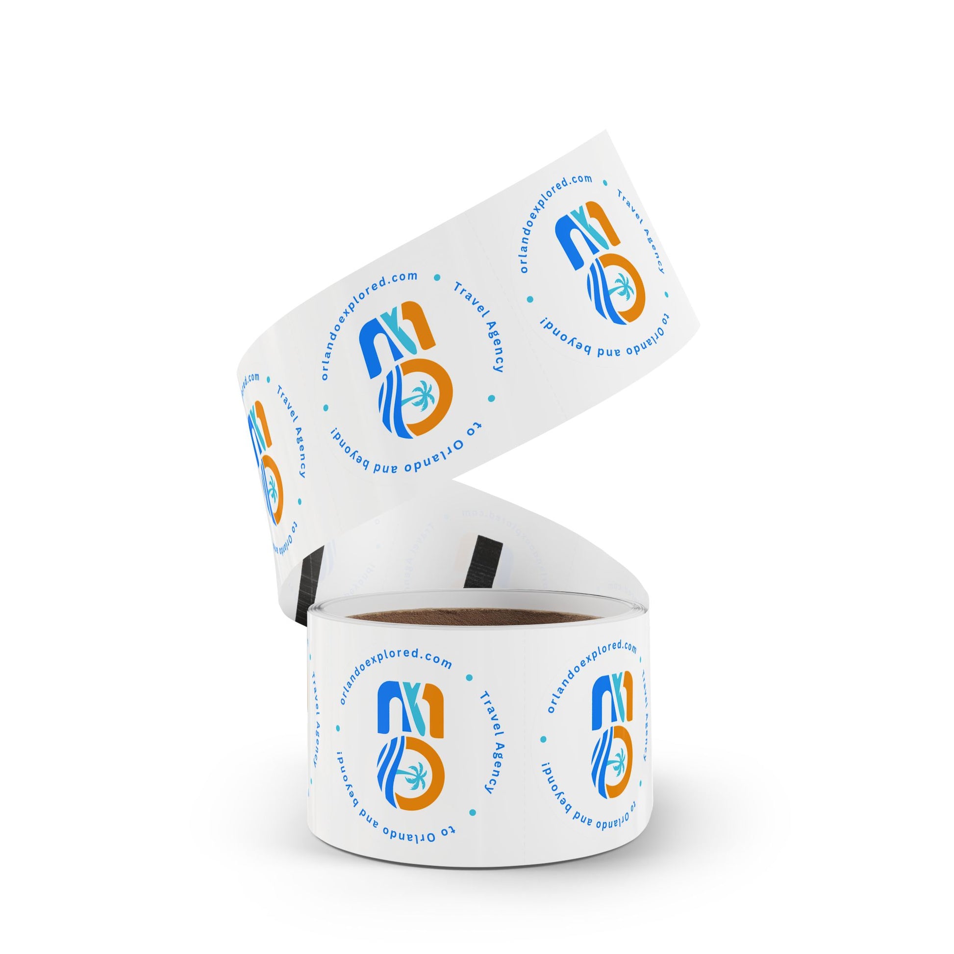 Round Sticker Label Rolls Printify