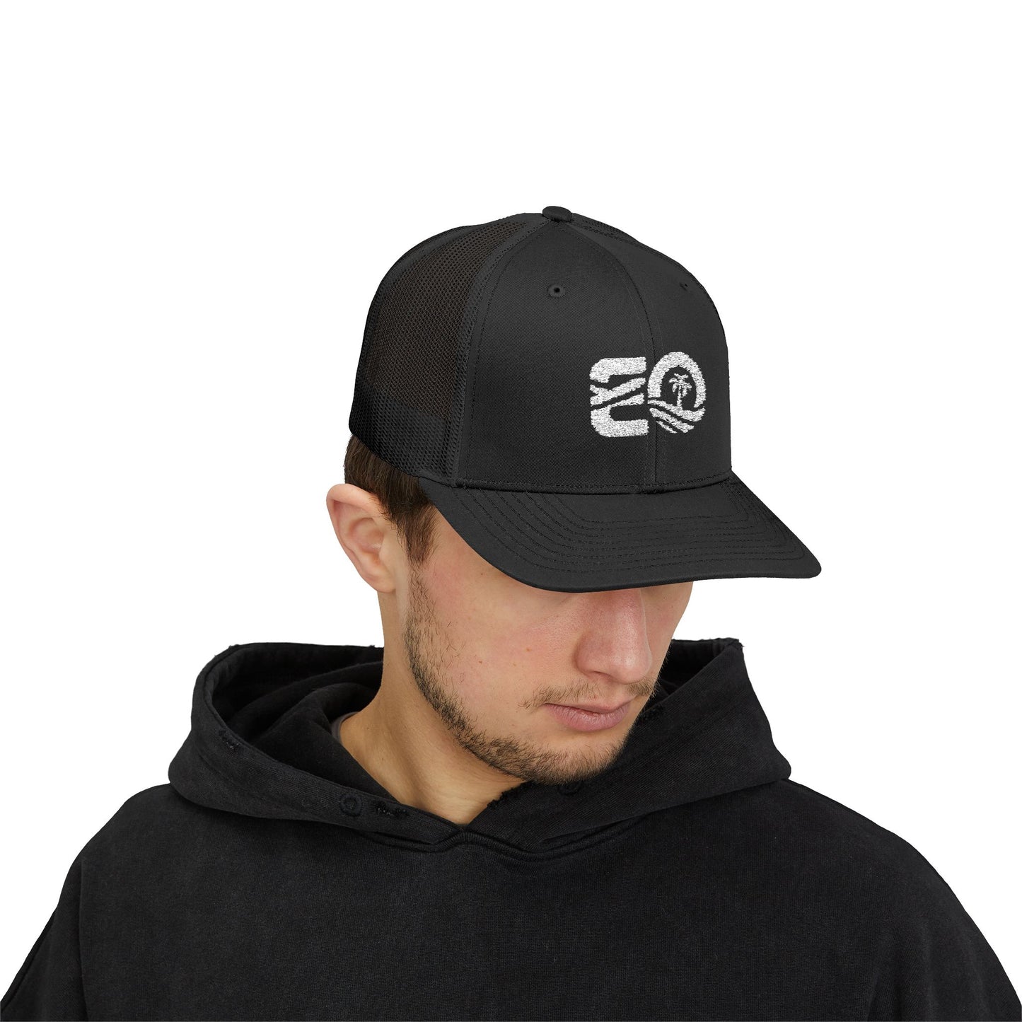 Drama Llama Matching EO Snapback - White Logo Printify