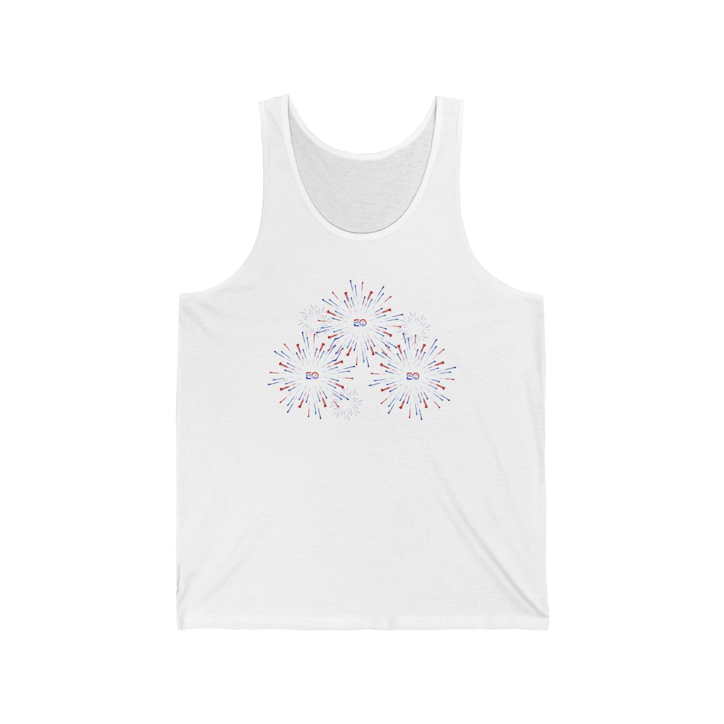 EO USA Fireworks Unisex Tank Top