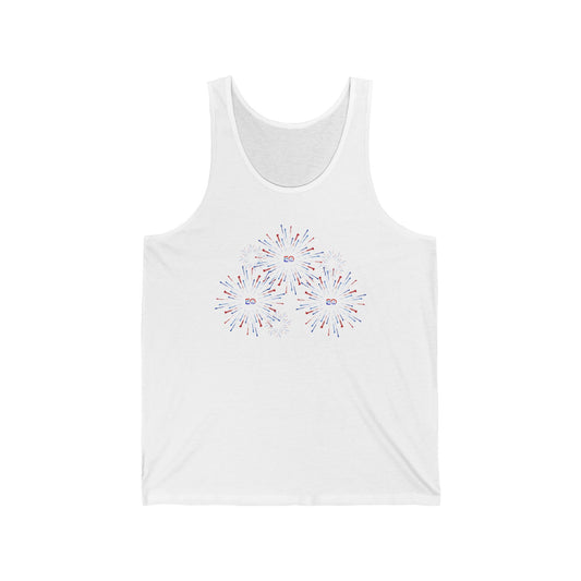 EO USA Fireworks Unisex Tank Top