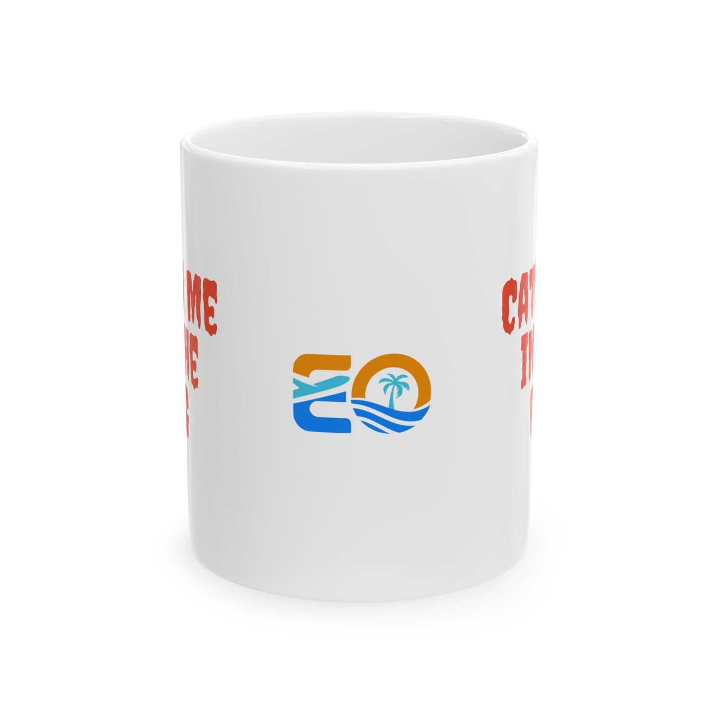 "Catch Me in the Fog" Ceramic Mug, (11oz, 15oz) Printify