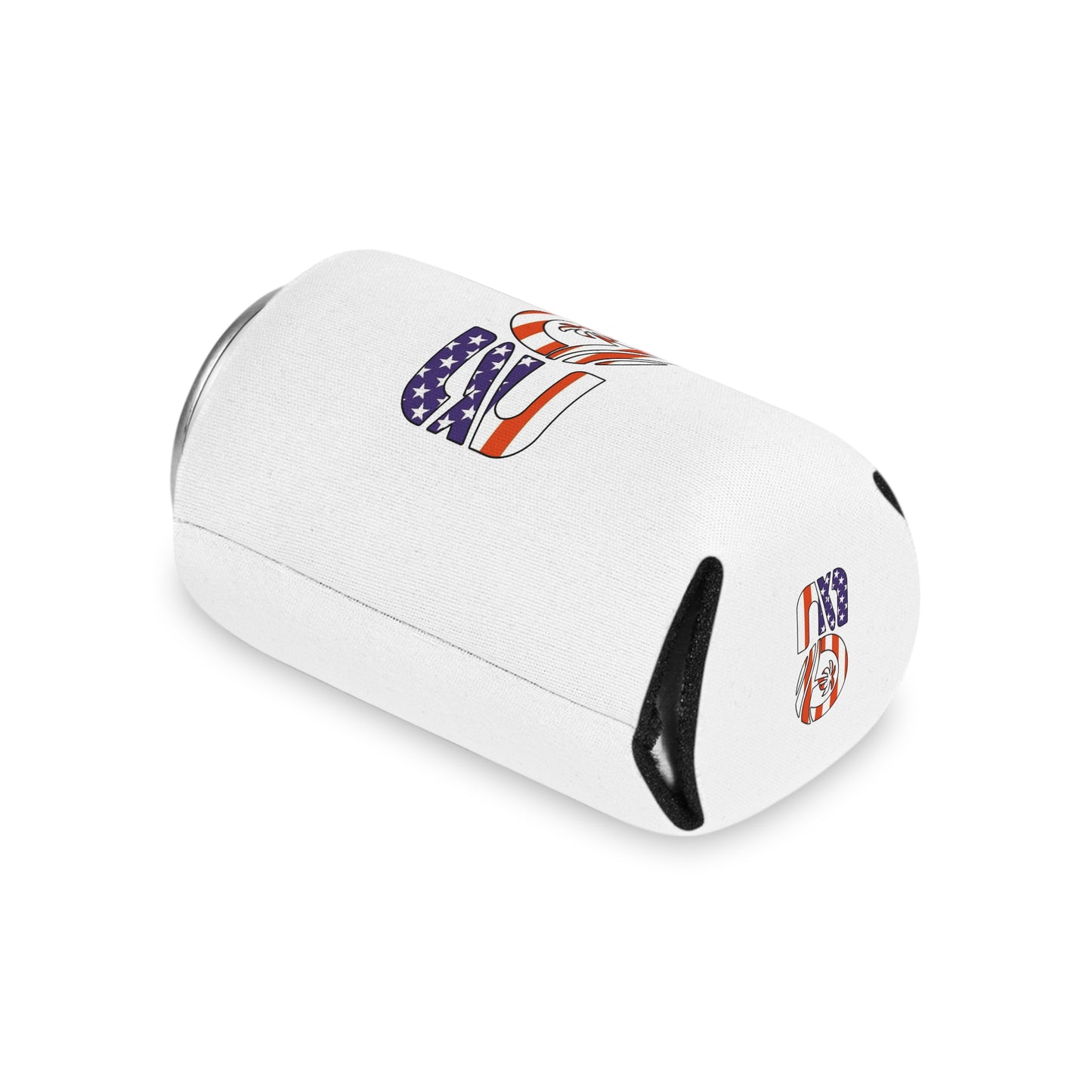 EO USA Flag Can Cooler Sleeve Printify