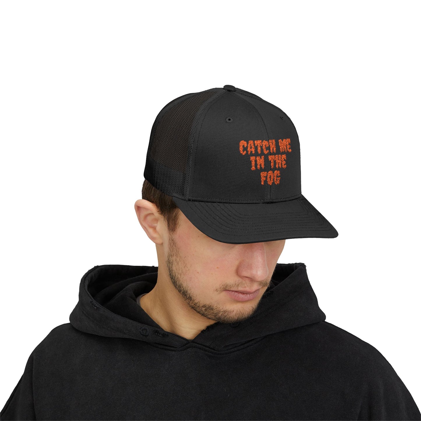 "Catch Me in The Fog" EO Snapback Printify