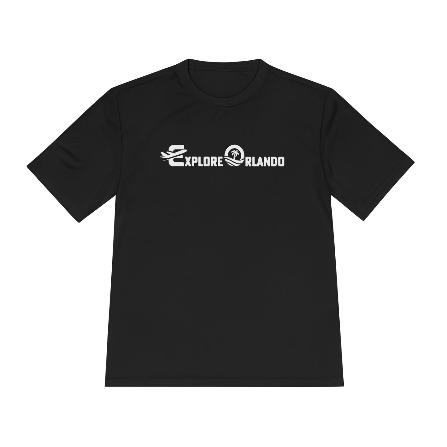 Explore Orlando Performance Tee - White Logo Printify