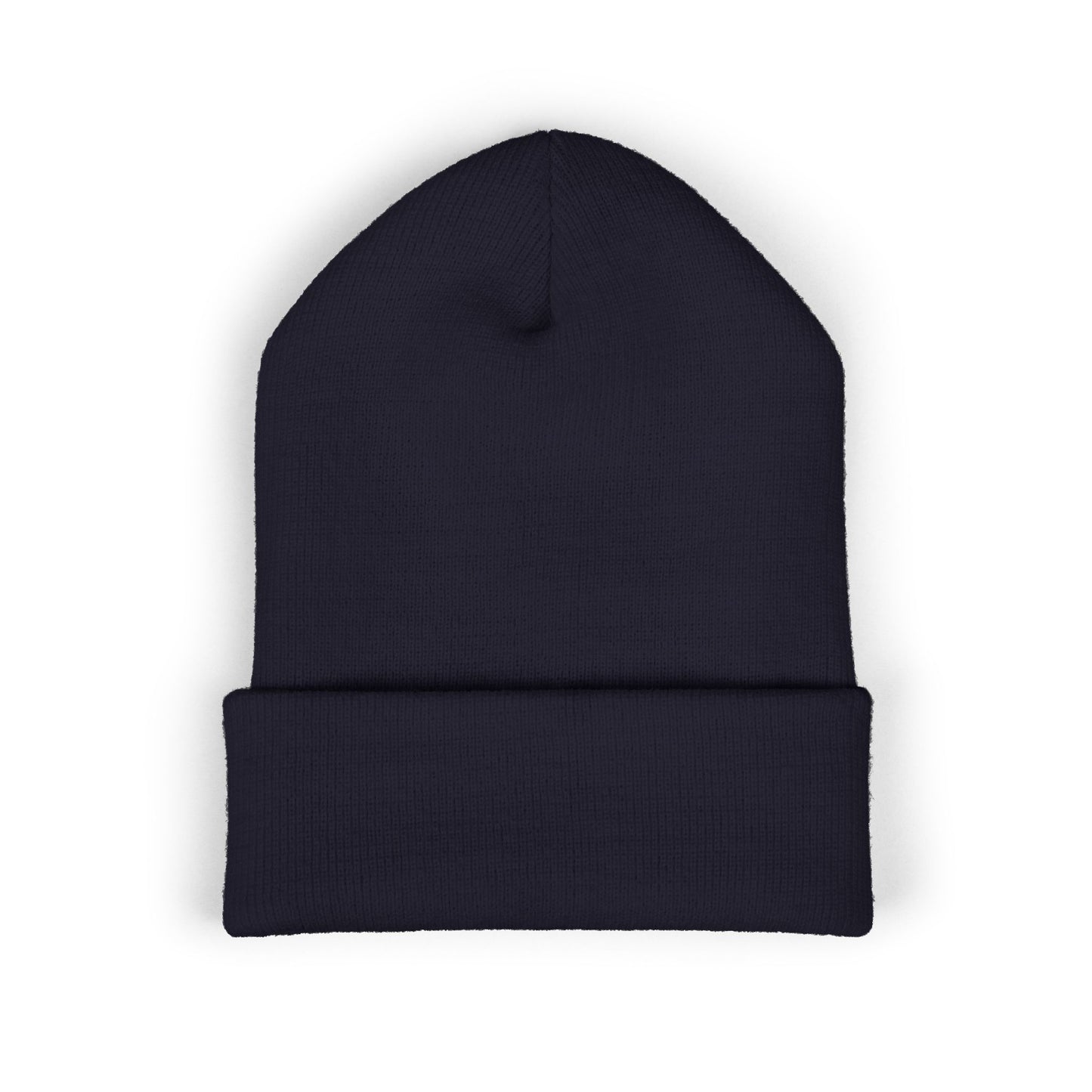 EO White Classic Cuffed Beanie (Embroidery)