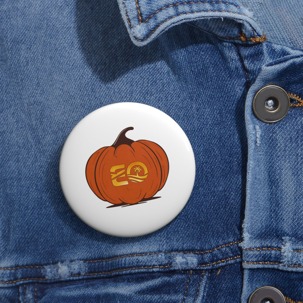 EO Pumpkin Pin Printify