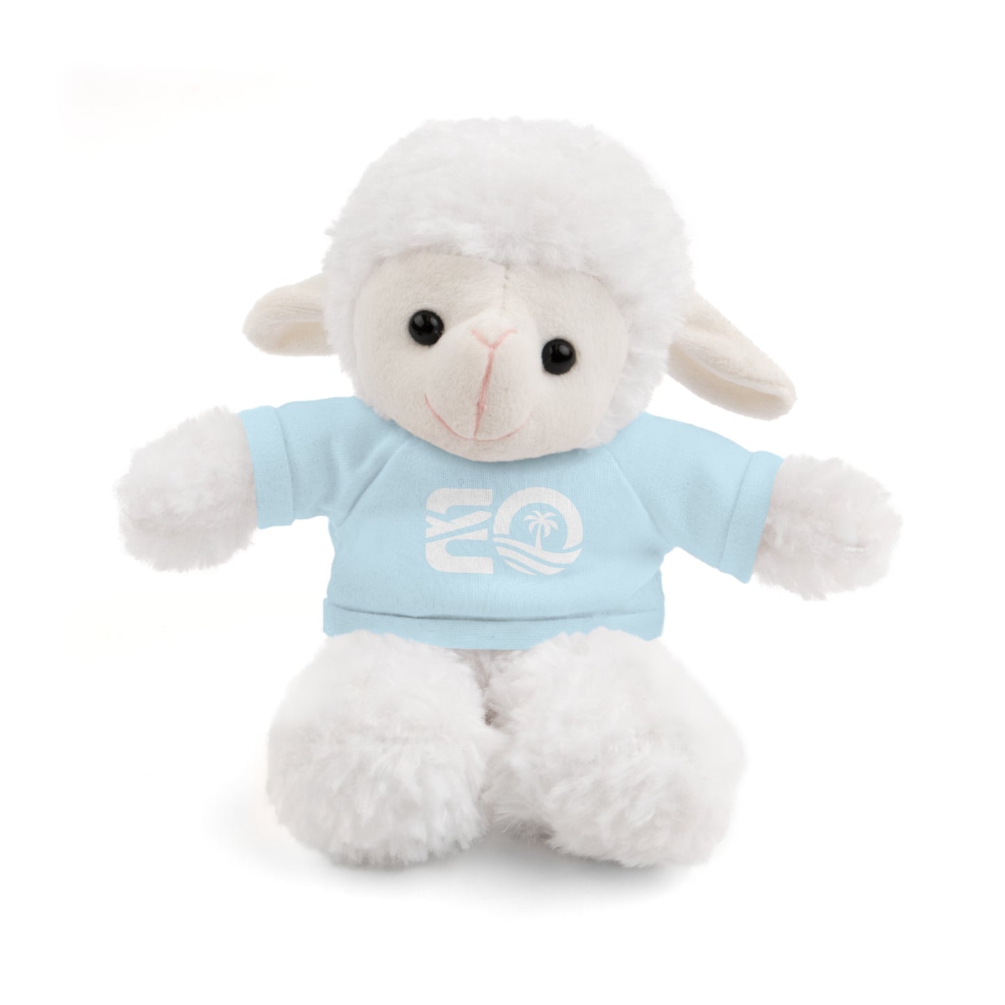 EO White Stuffed Animals with Tee