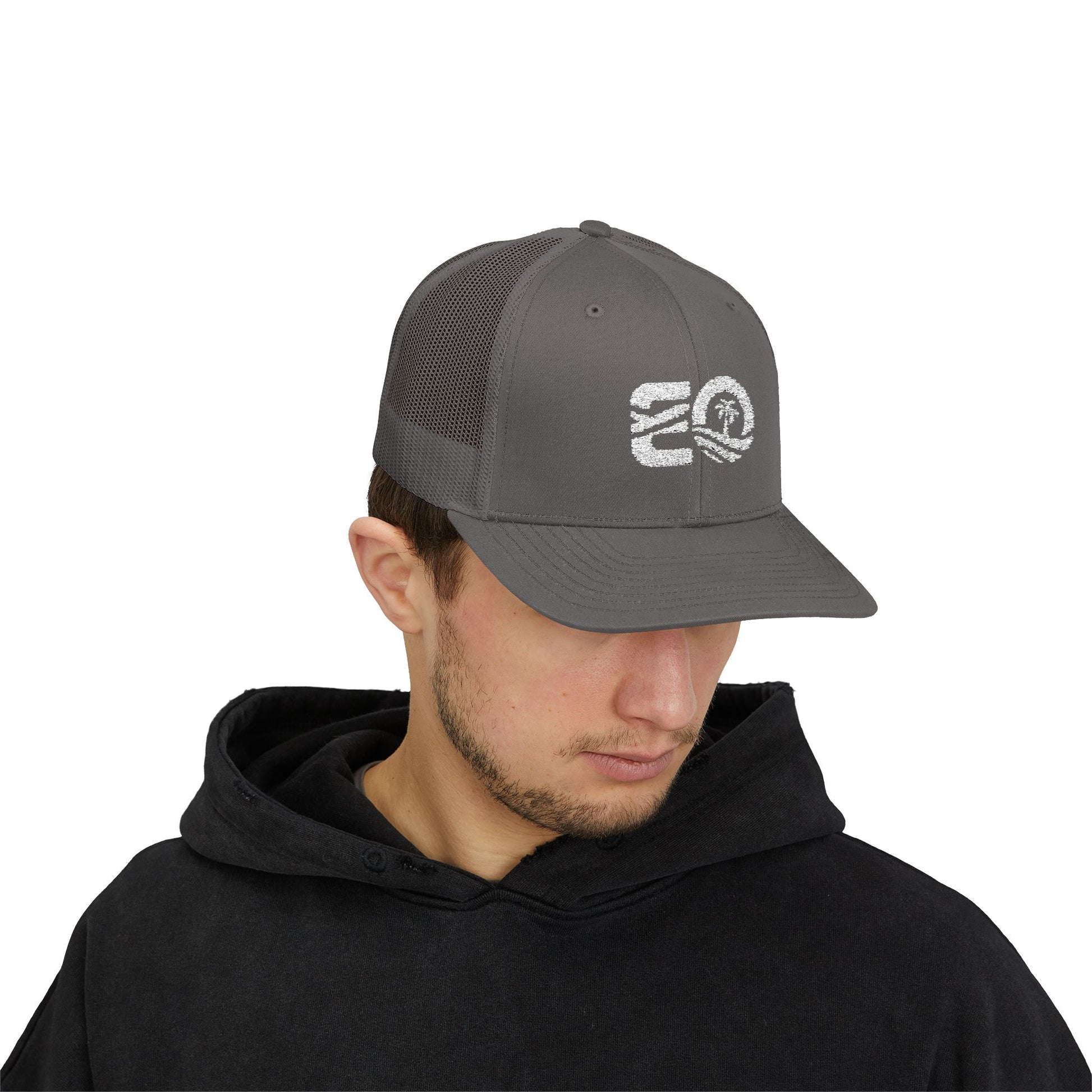 EO Snapback - White Logo Printify