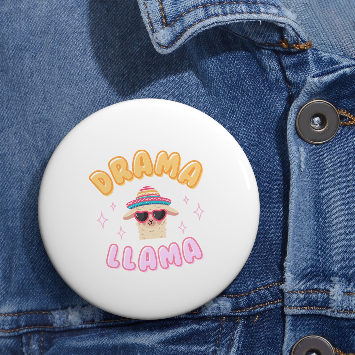 Drama Llama "V1" EO Pin Printify