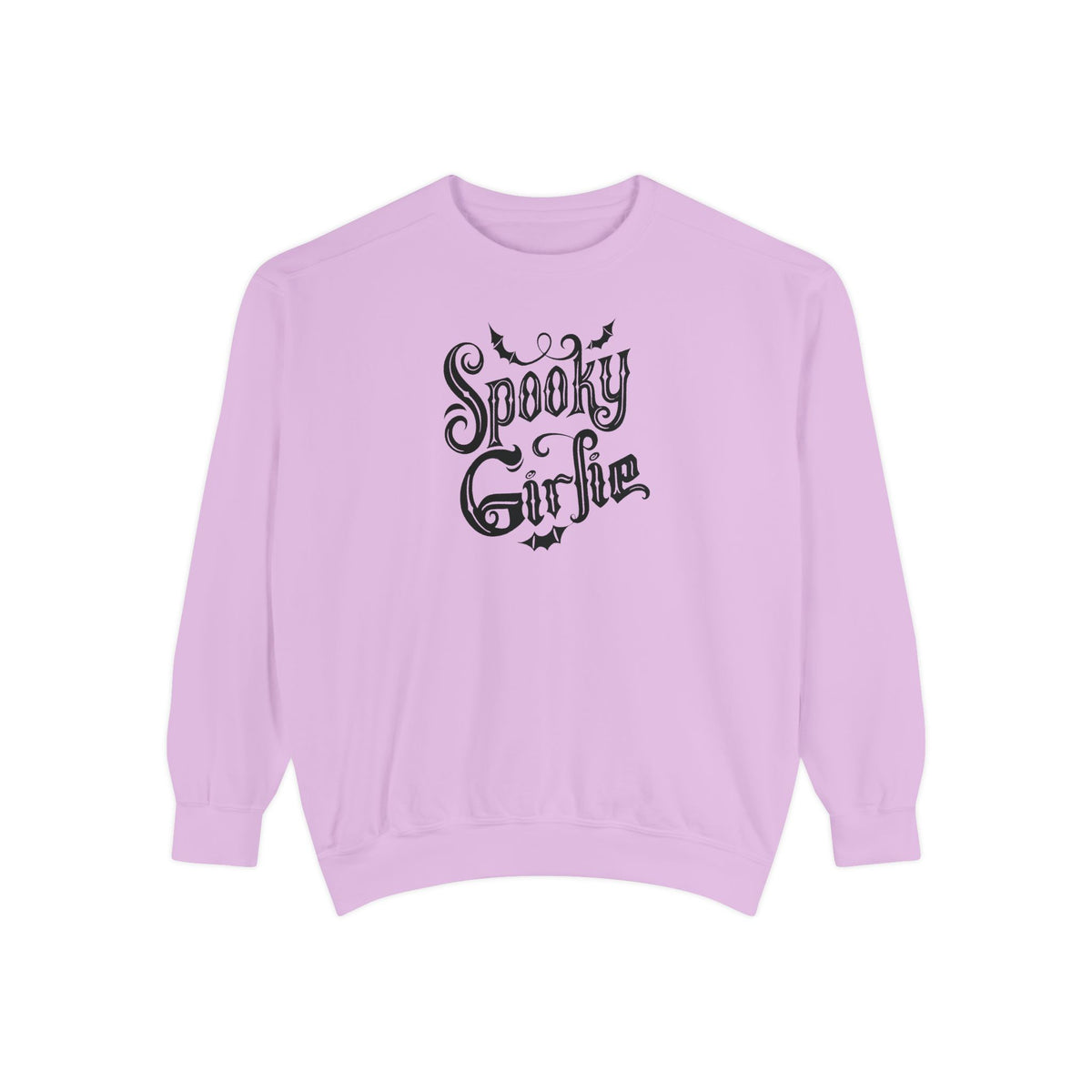 Spooky Girlie Unisex Garment-Dyed Sweatshirt Printify