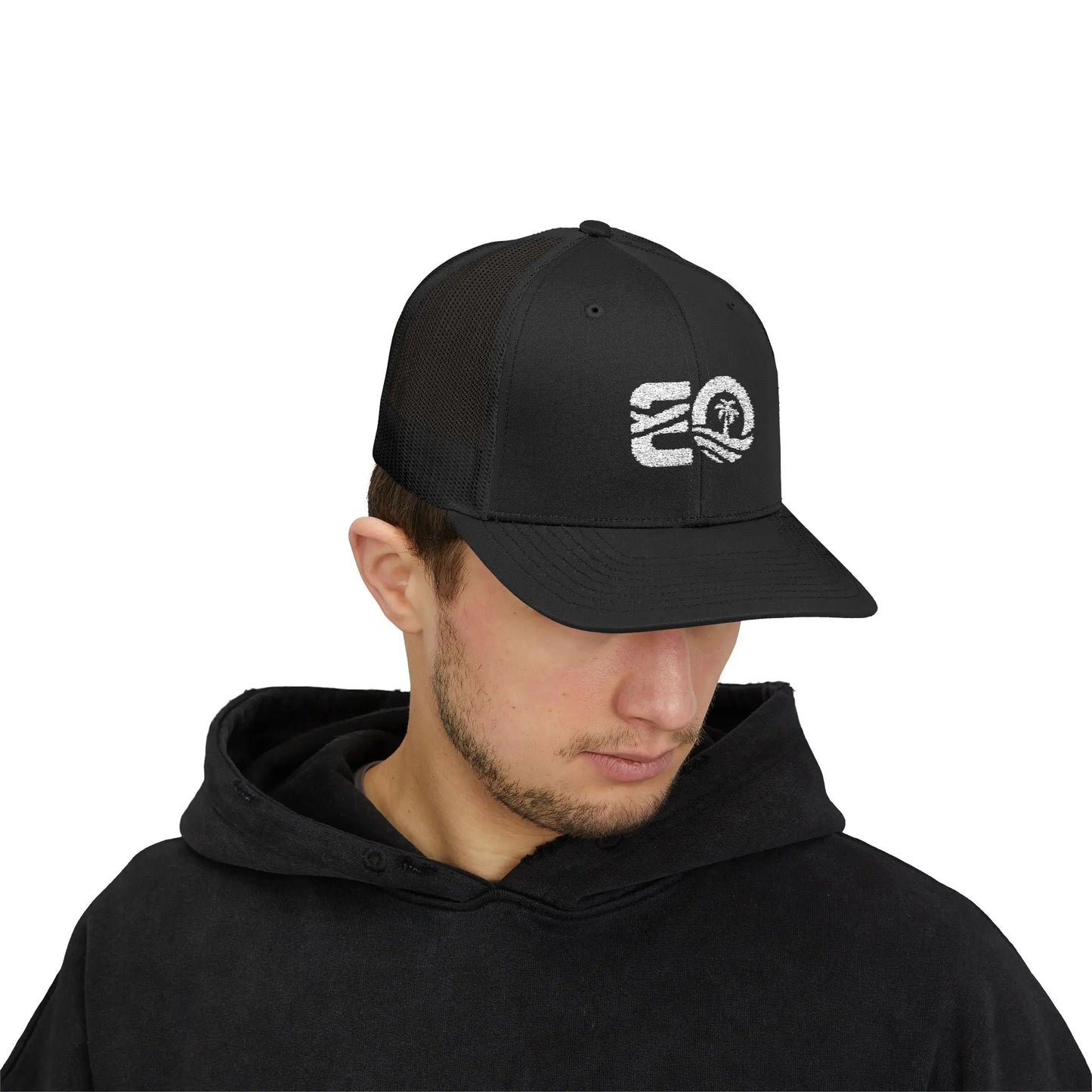 EO Snapback - White Logo Printify