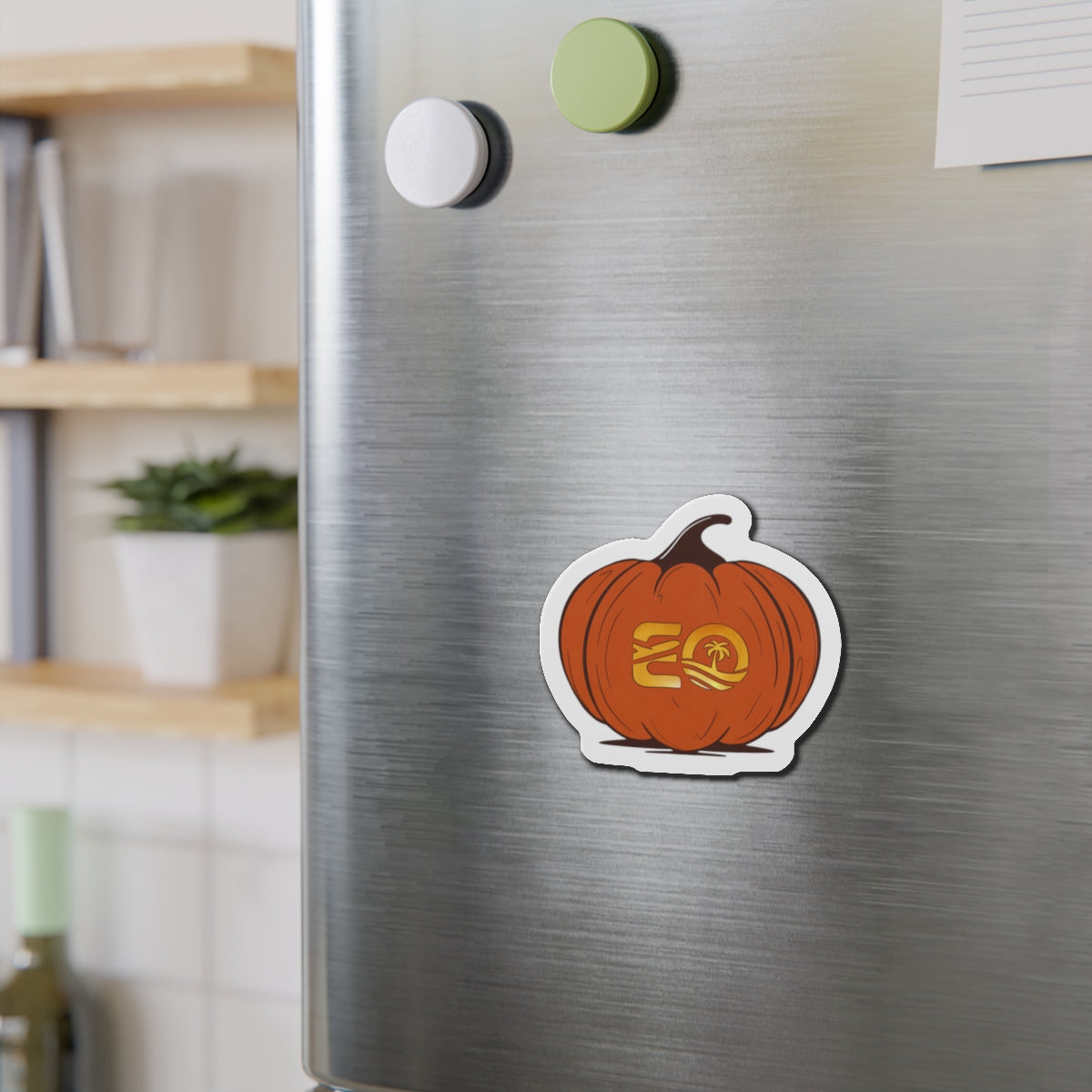 EO Pumpkin Magnet Printify