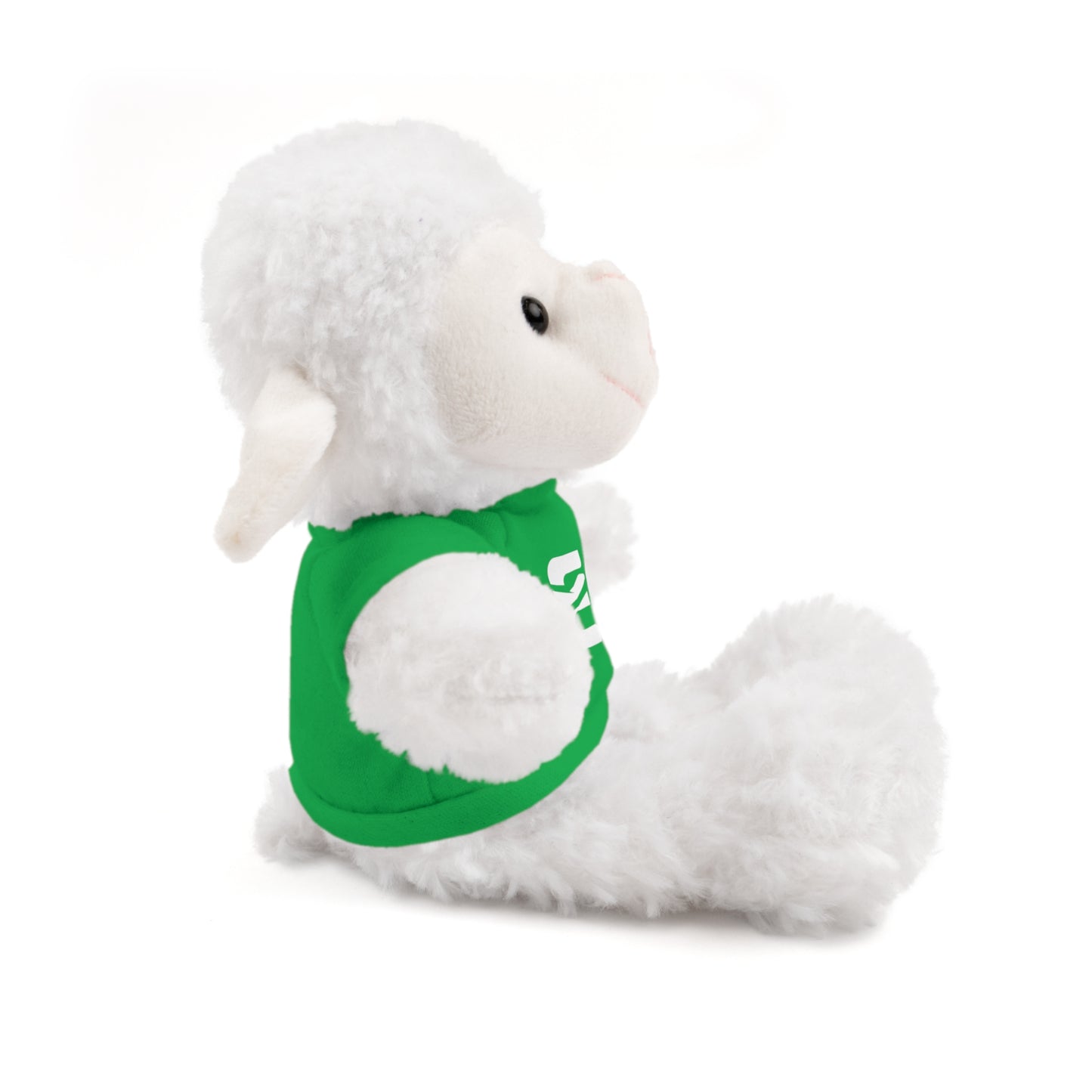 EO White Stuffed Animals with Tee
