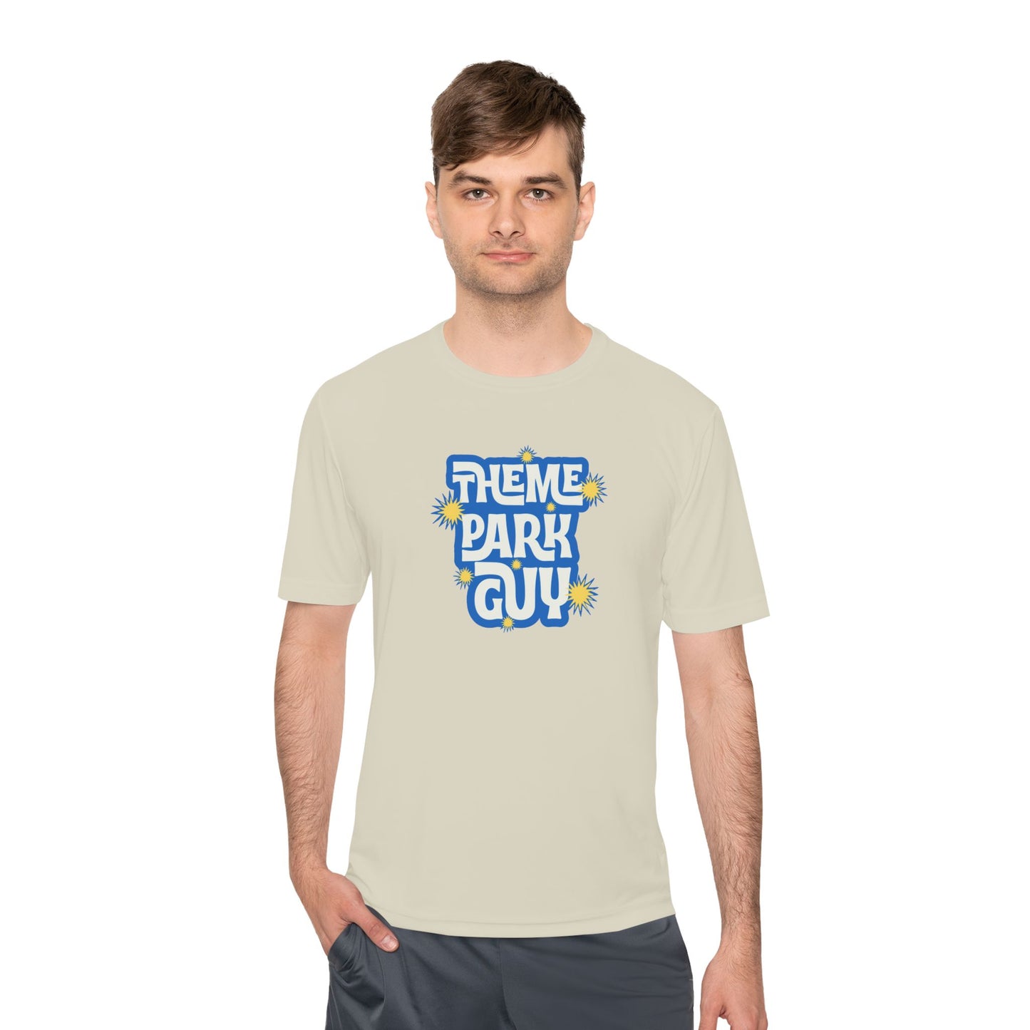 Theme Park Guy Performance Tee Printify