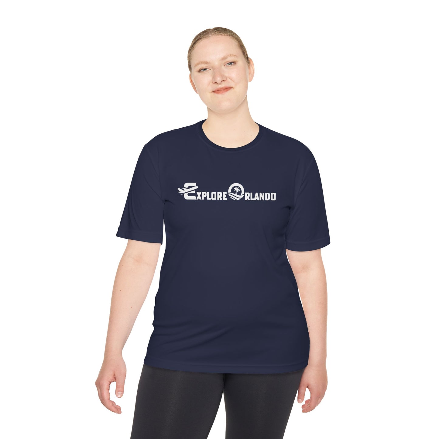 Explore Orlando Performance Tee - White Logo Printify