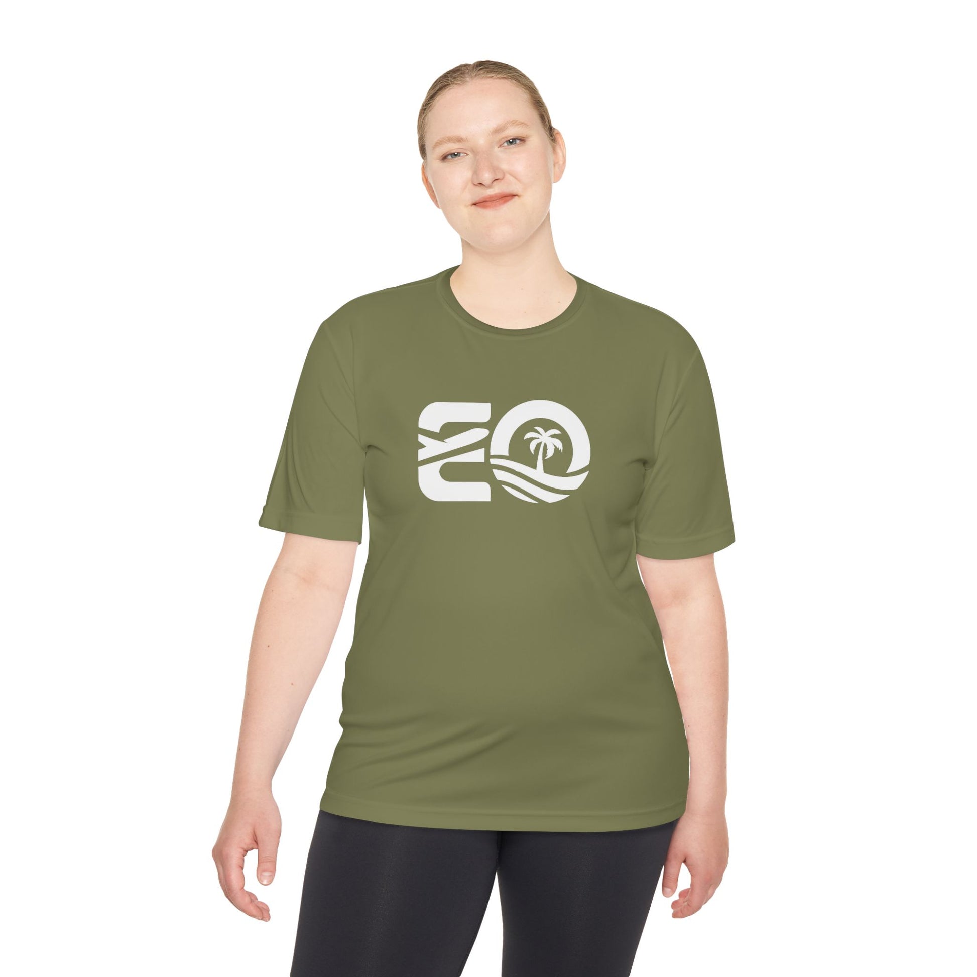 EO Performance Tee - White Logo Printify