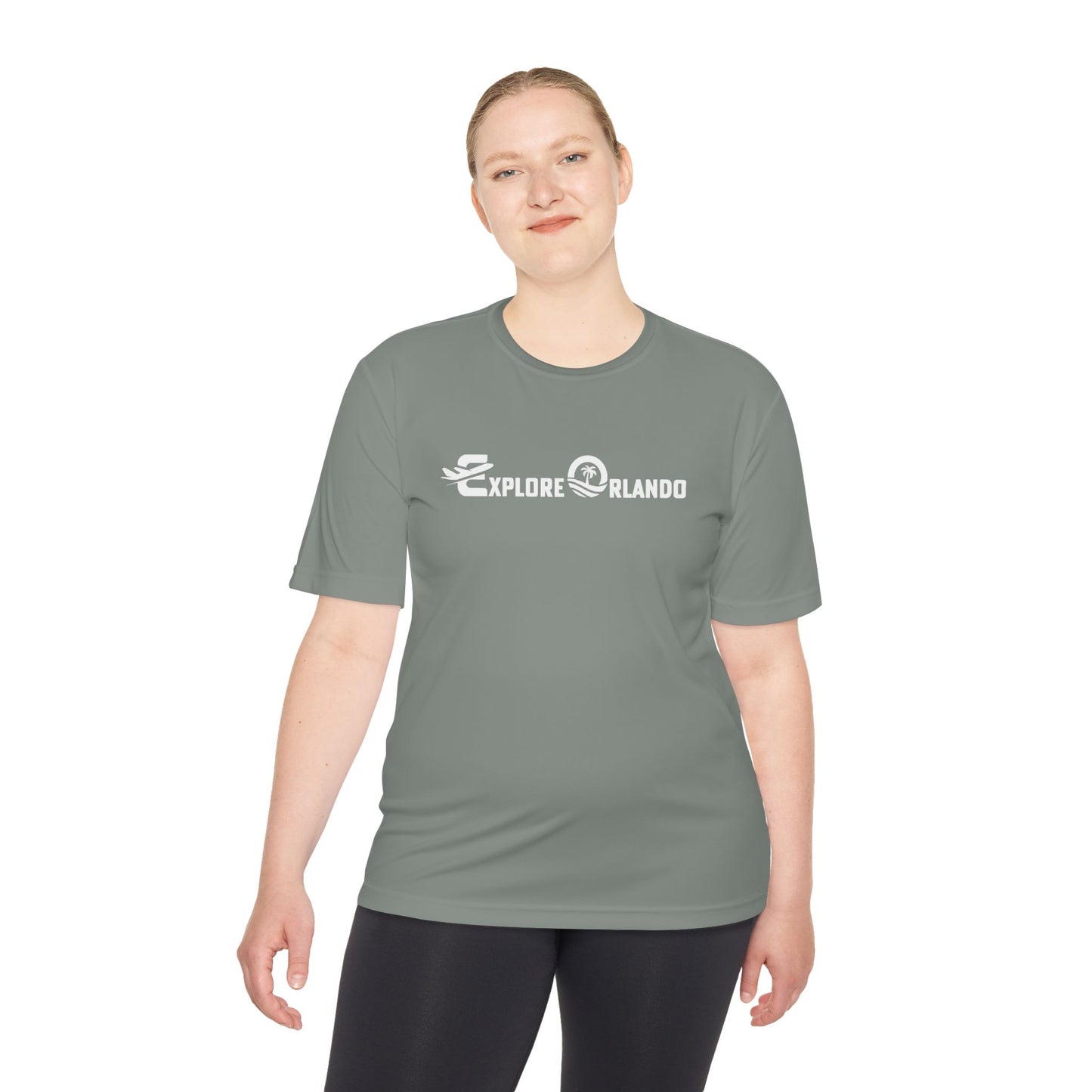 Explore Orlando Performance Tee - White Logo Printify