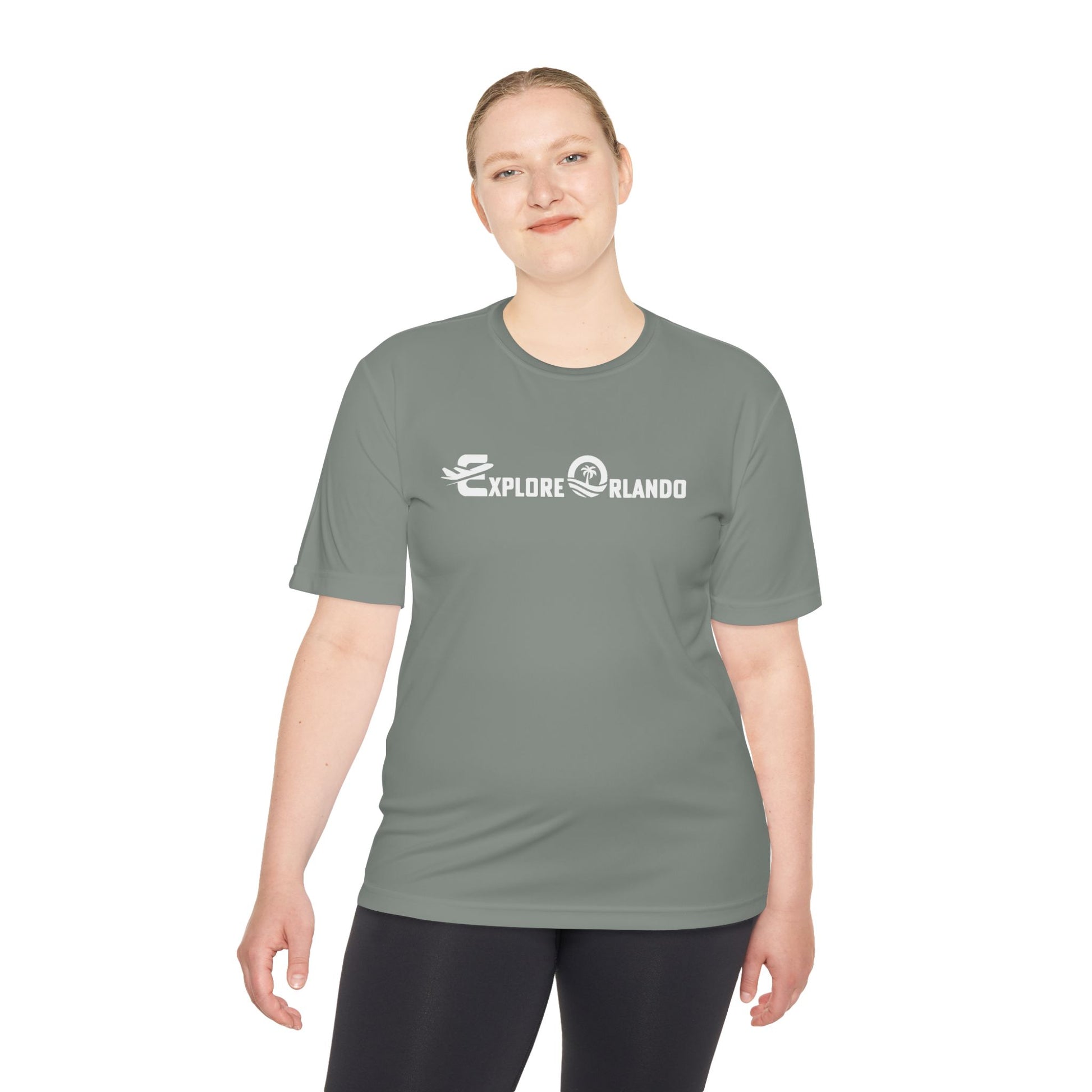 Explore Orlando Performance Tee - White Logo Printify