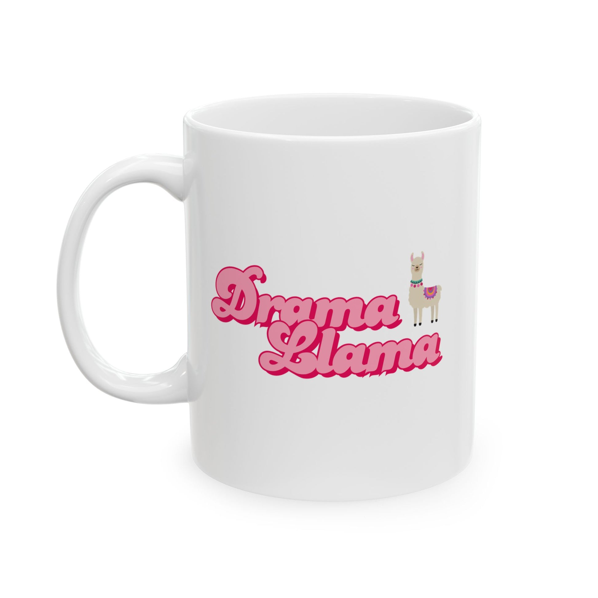 Drama Llama "V2" Ceramic Mug, (11oz, 15oz) Printify