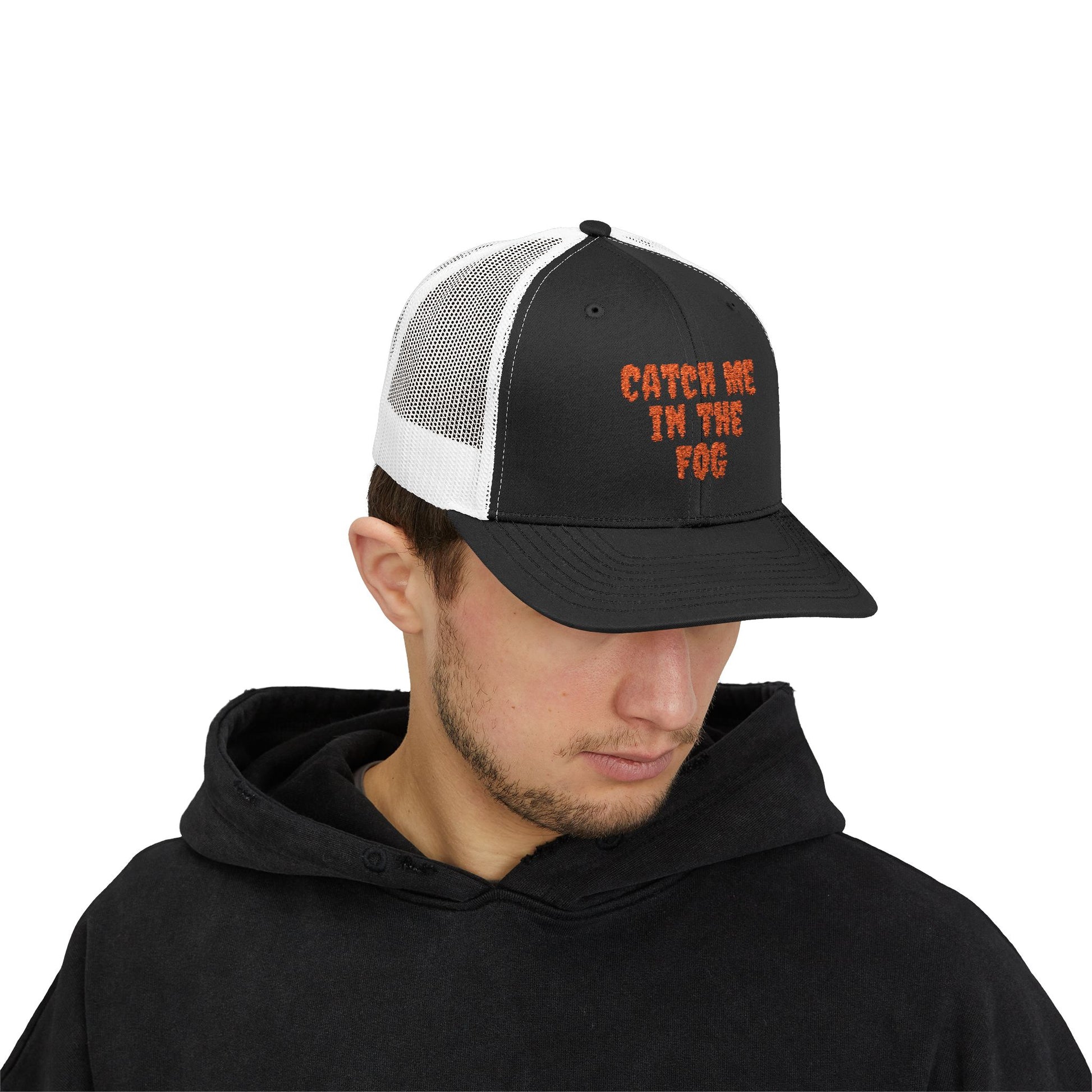 "Catch Me in The Fog" EO Snapback Printify