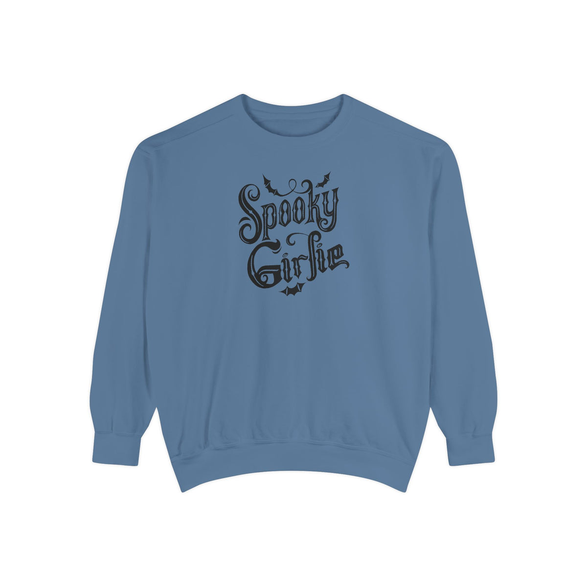 Spooky Girlie Unisex Garment-Dyed Sweatshirt Printify